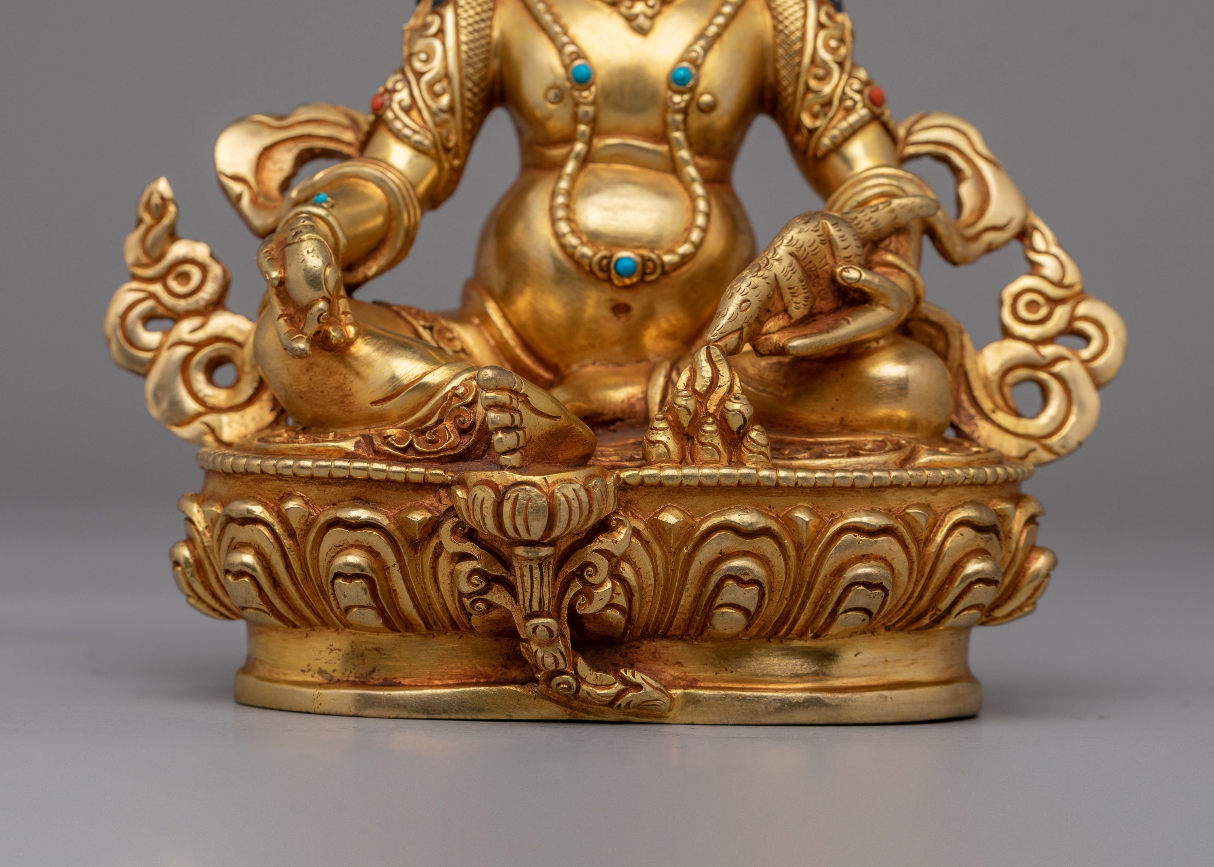 Himalayan Dzambhala Deity Statue | Tibetan God of Wealth & Prosperity