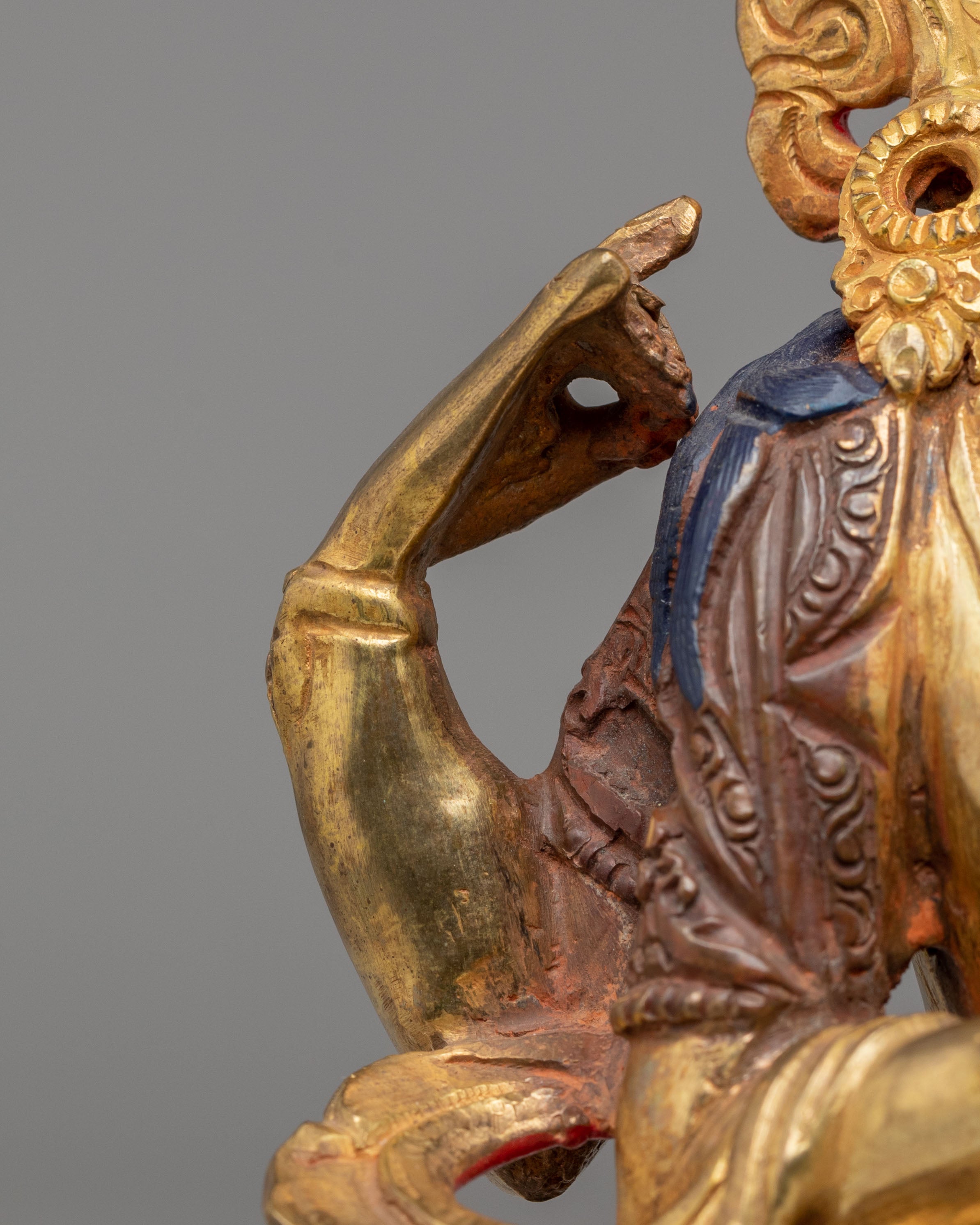 Handmade Avalokiteshvara Bodhisattva Statue | Tibetan Chenrezig Sculpture