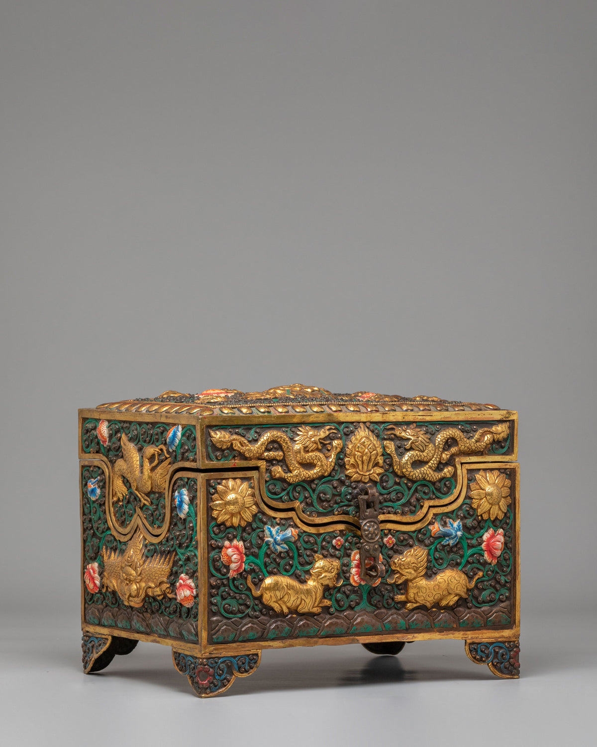 Decorative Altar Jewellery Box | Handcrafted Himalayan Storage Box