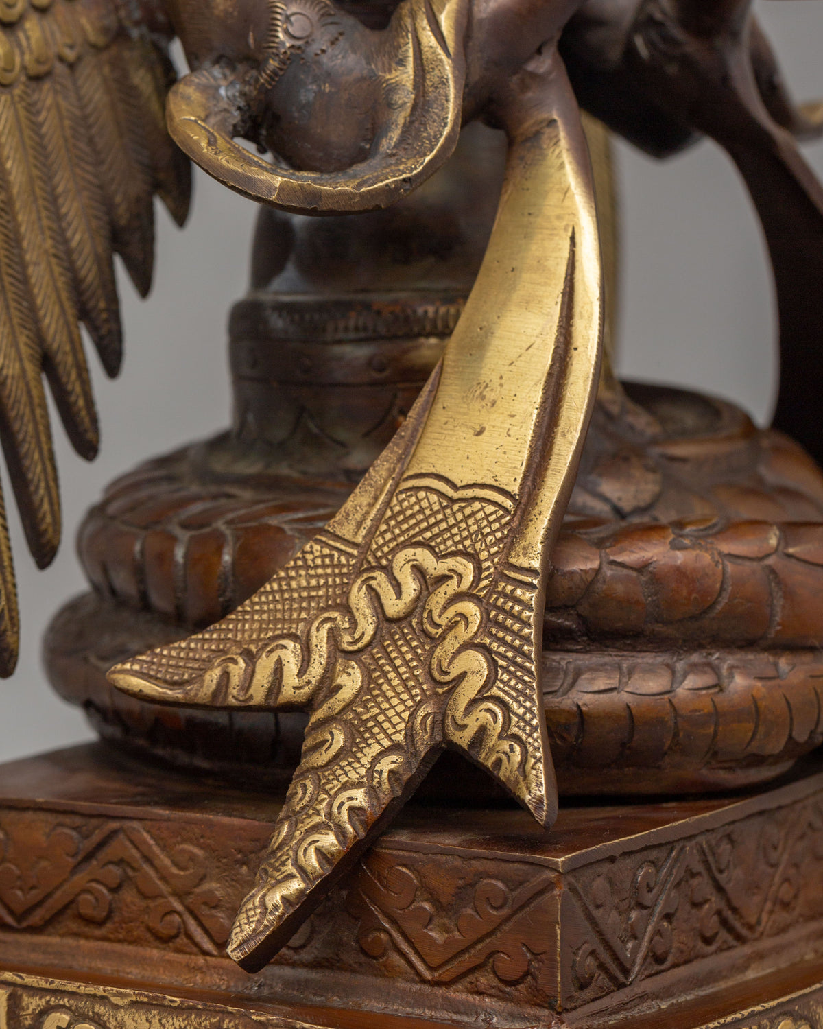 Traditional Nagkanya Statue | Handmade Brass Snake Goddess Figurine