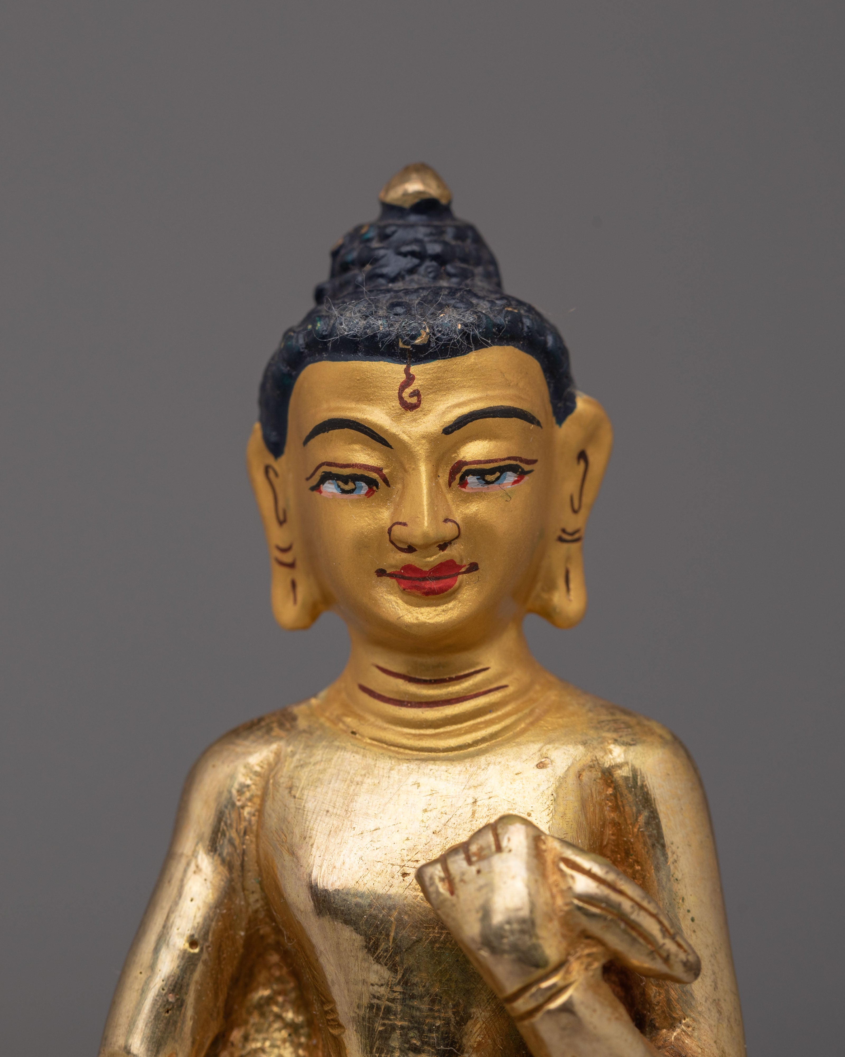 Handmade Dipankara Buddha Golden Statue