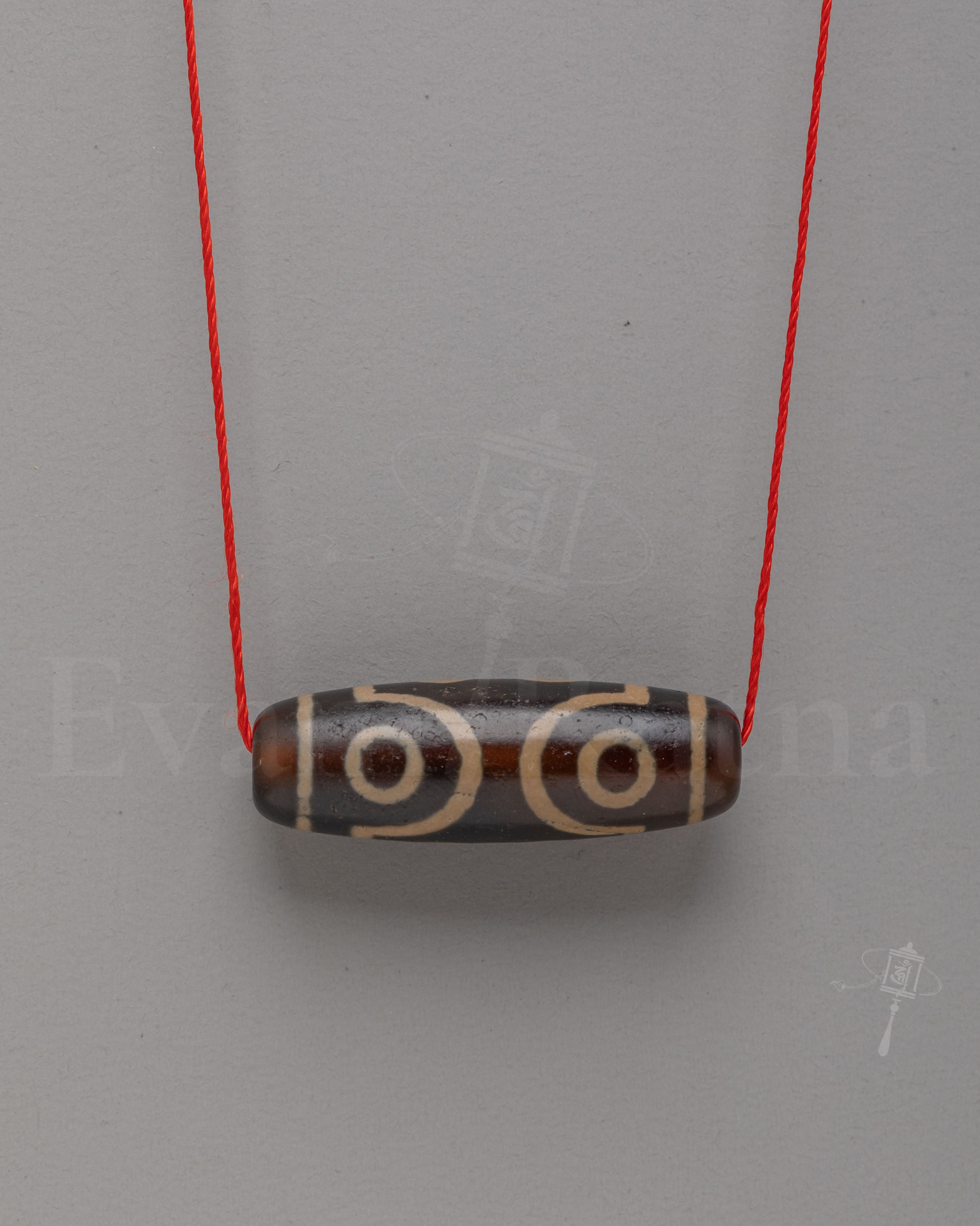 Traditional Buddhist Beads Locket | Agate Dzi Beads Spiritual Jewelry