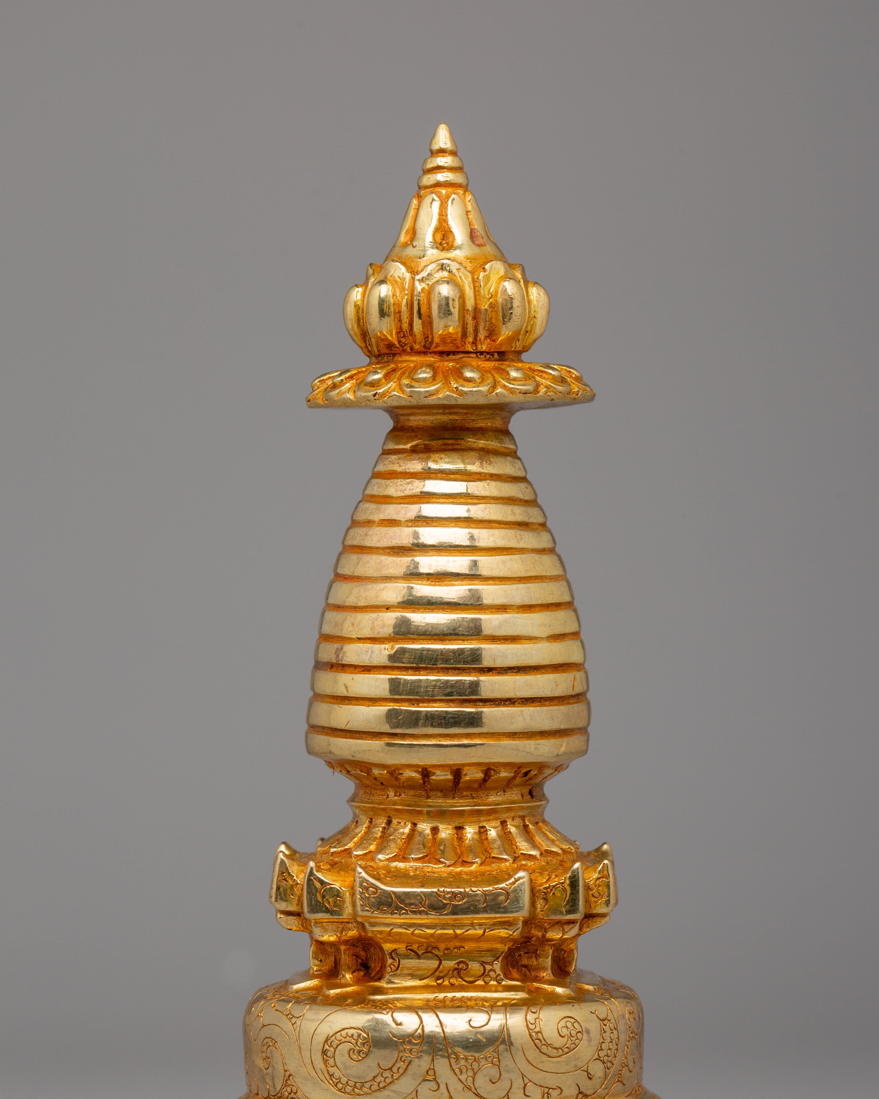 Handmade Kadampa Stupa | Sacred Tibetan Art for Meditation