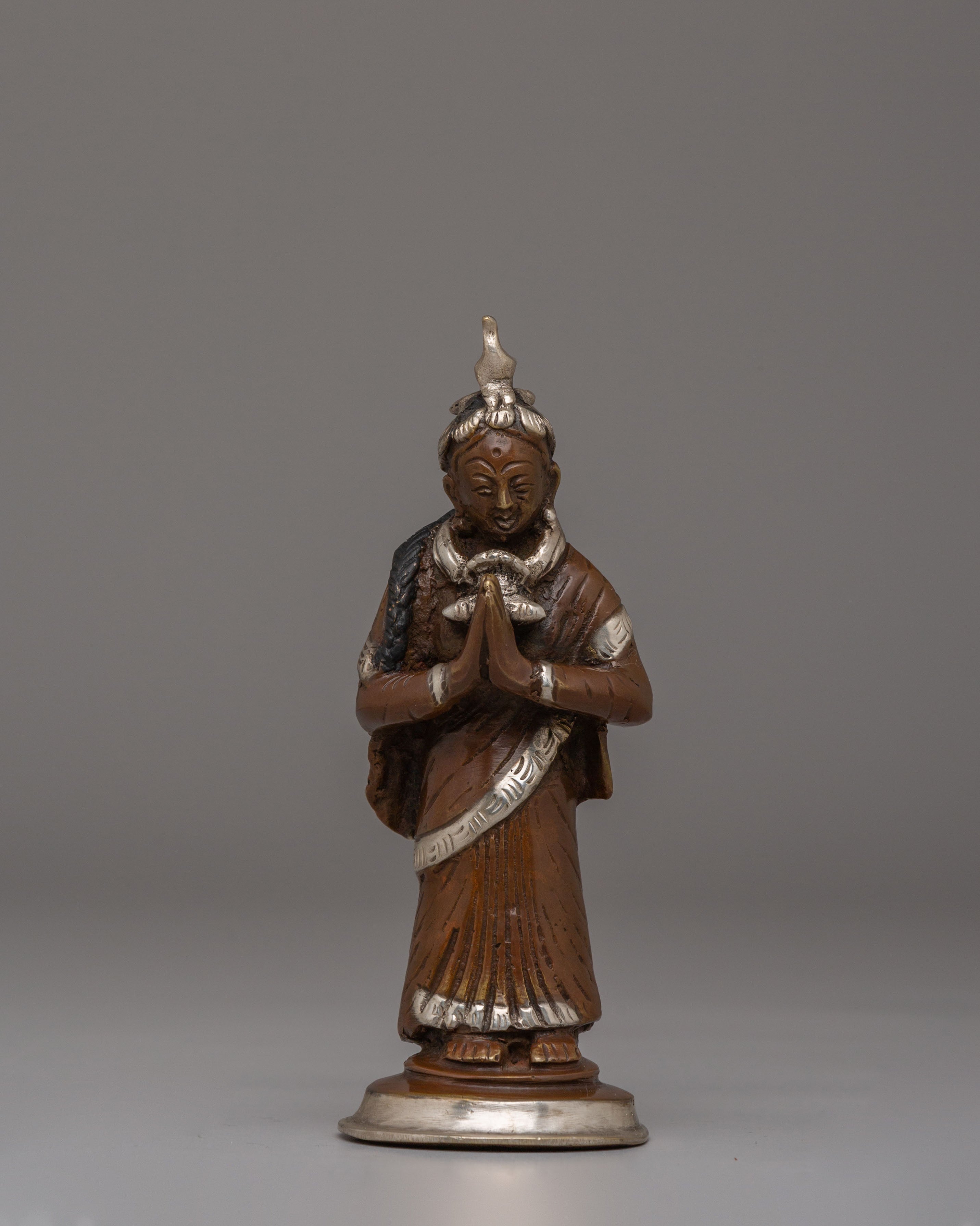 Handcrafted Newar Women Statue Set | Ritual Decor from Nepal