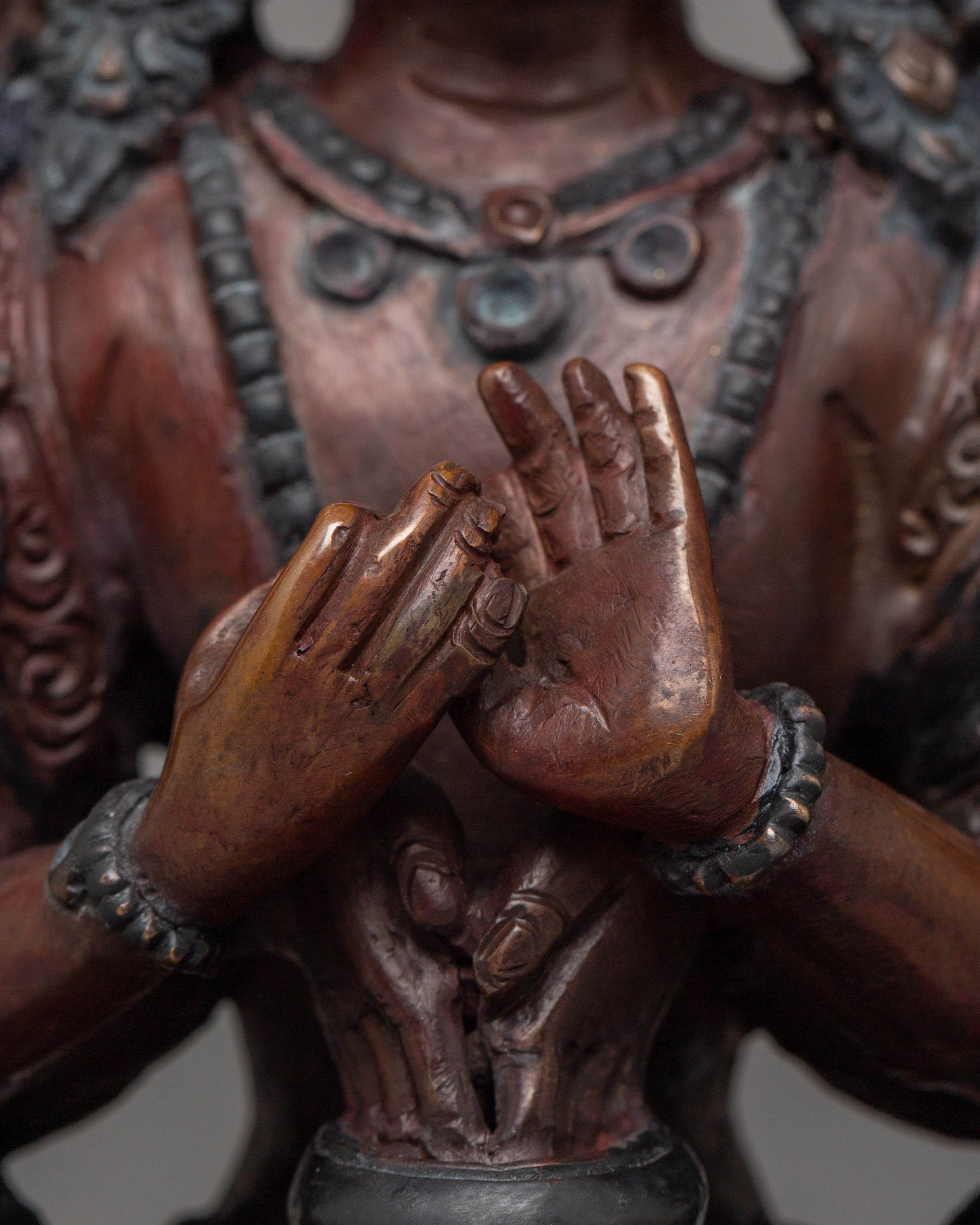 Handcrafted Namasangiti Sculpture | Embodiment of Primordial Wisdom