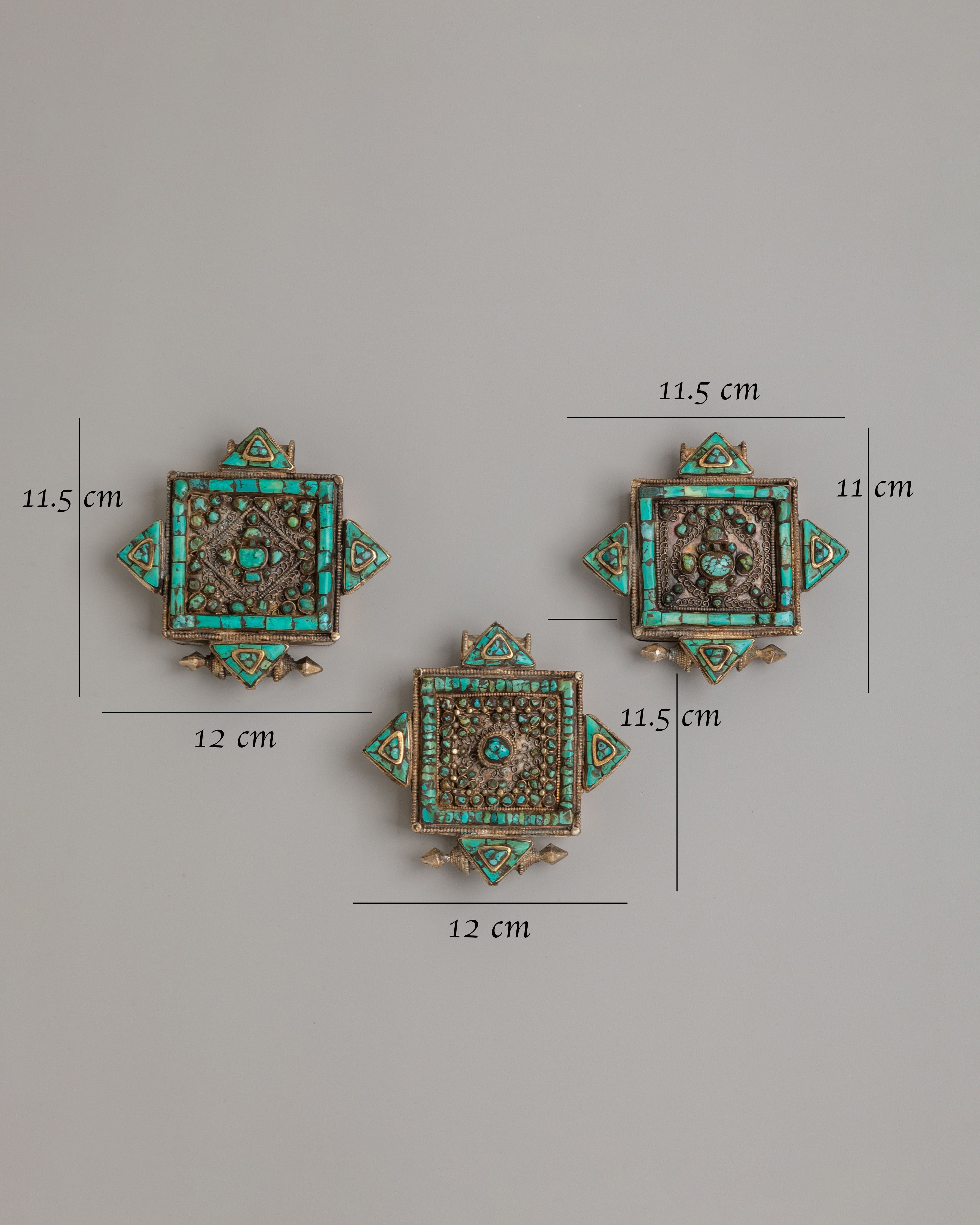 Handmade Ritual Ghau Box Locket | Prayer &amp; Protection