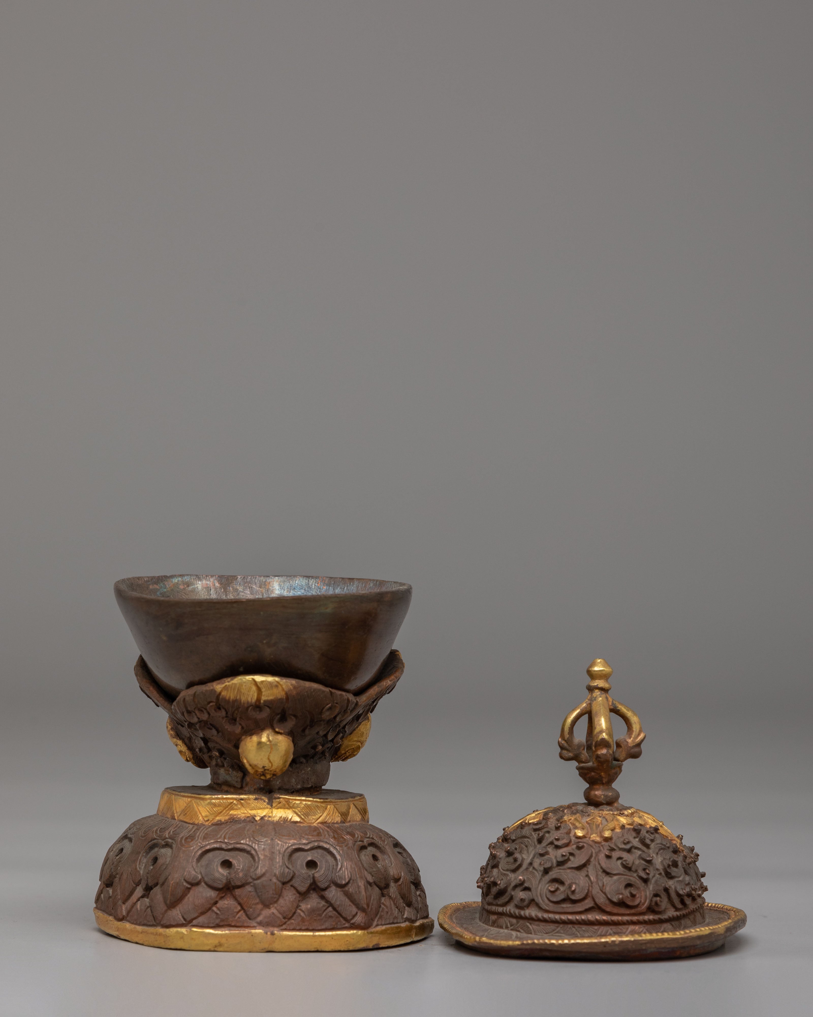 Himalayan Tantric Kapala Cup | Spiritual Ritual Tools