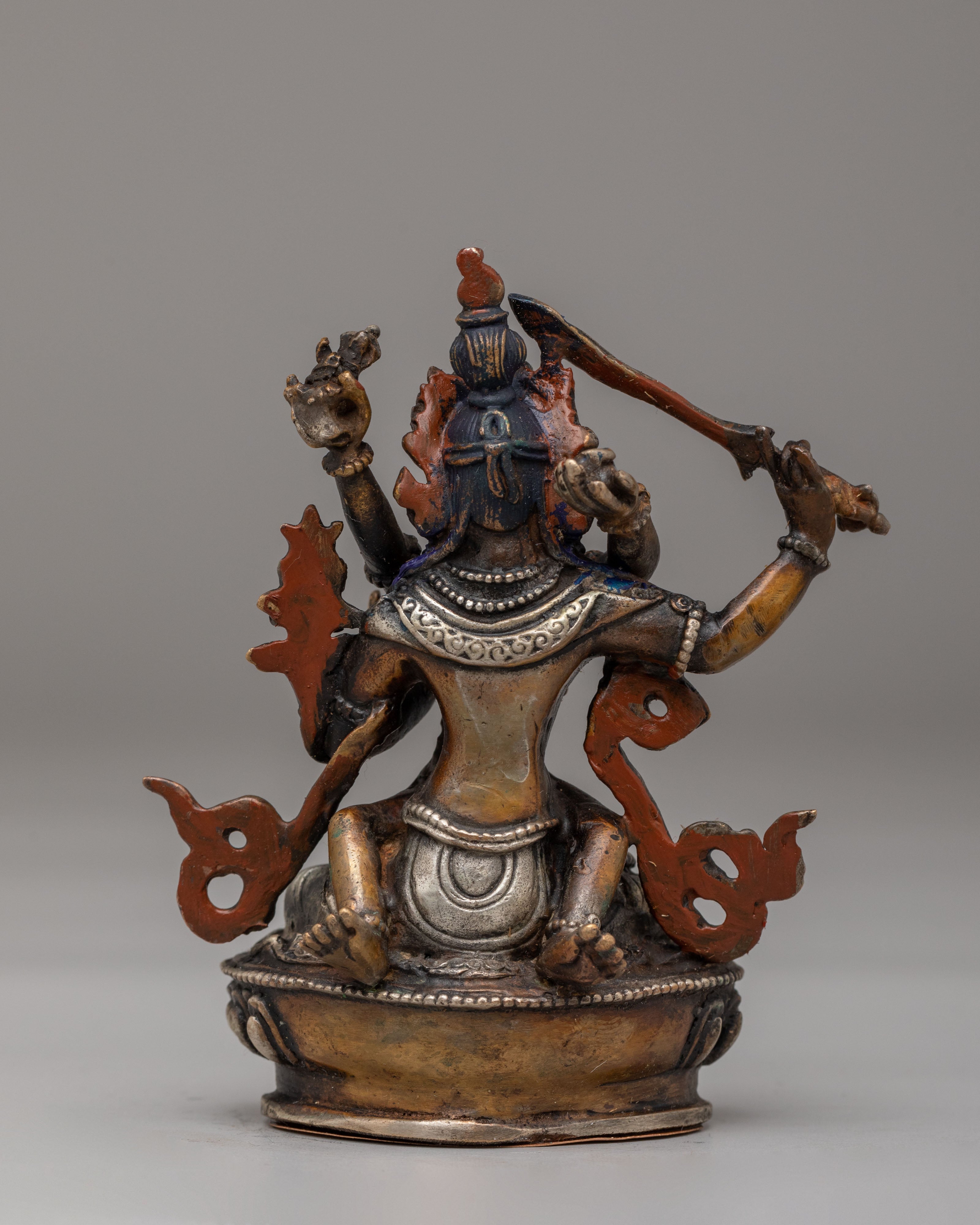 Sacred Manjushri with Consort Statue | Tibetan Buddhist Deity