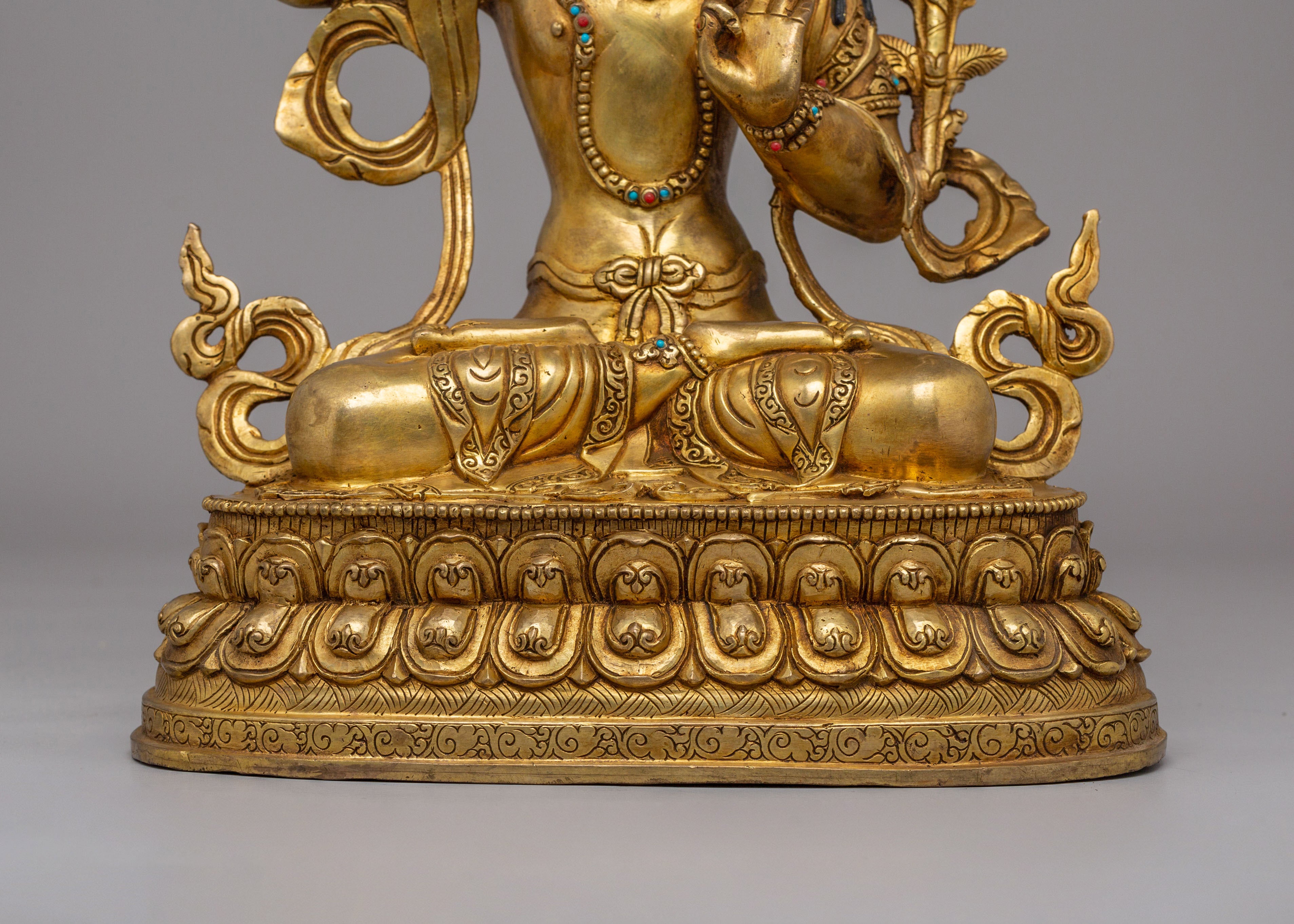 Manjushri Wisdom Buddha Sculpture | Handcrafted Statue