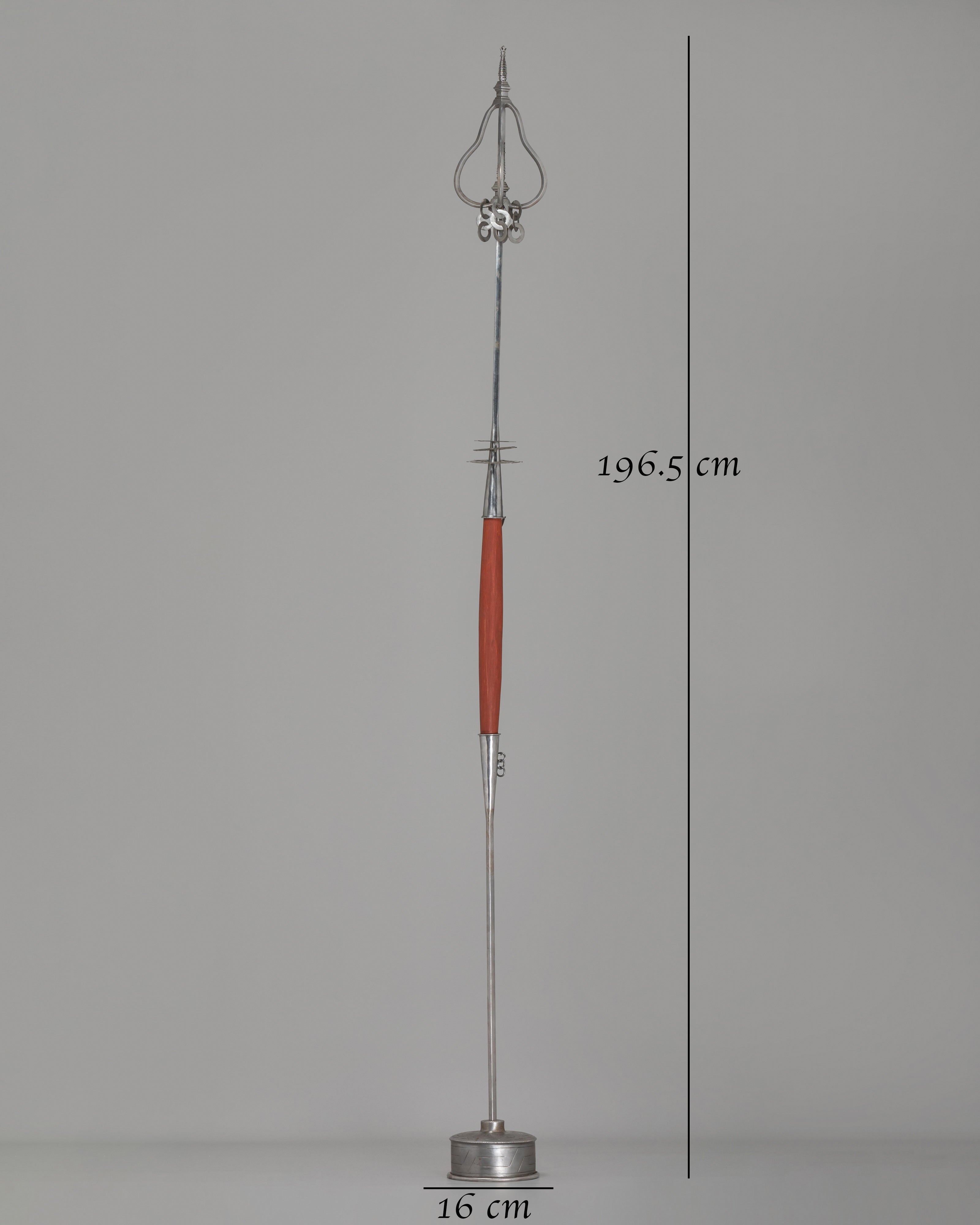 Buddhist Staff For Ritual | Iron Wood Ceremonial Staff