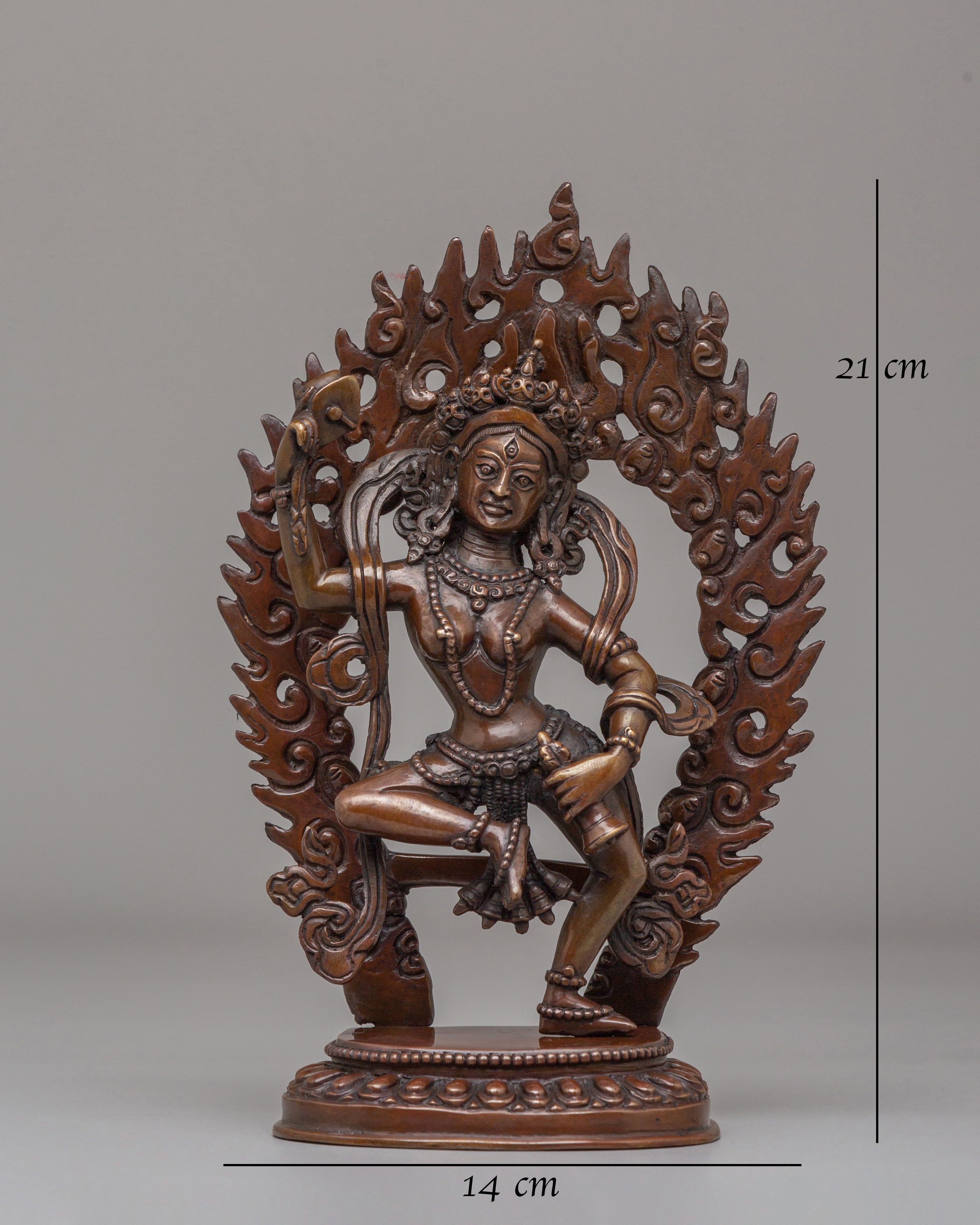 Himalayan Machig Labdron Statue | Tibetan Chod Practice Sculpture