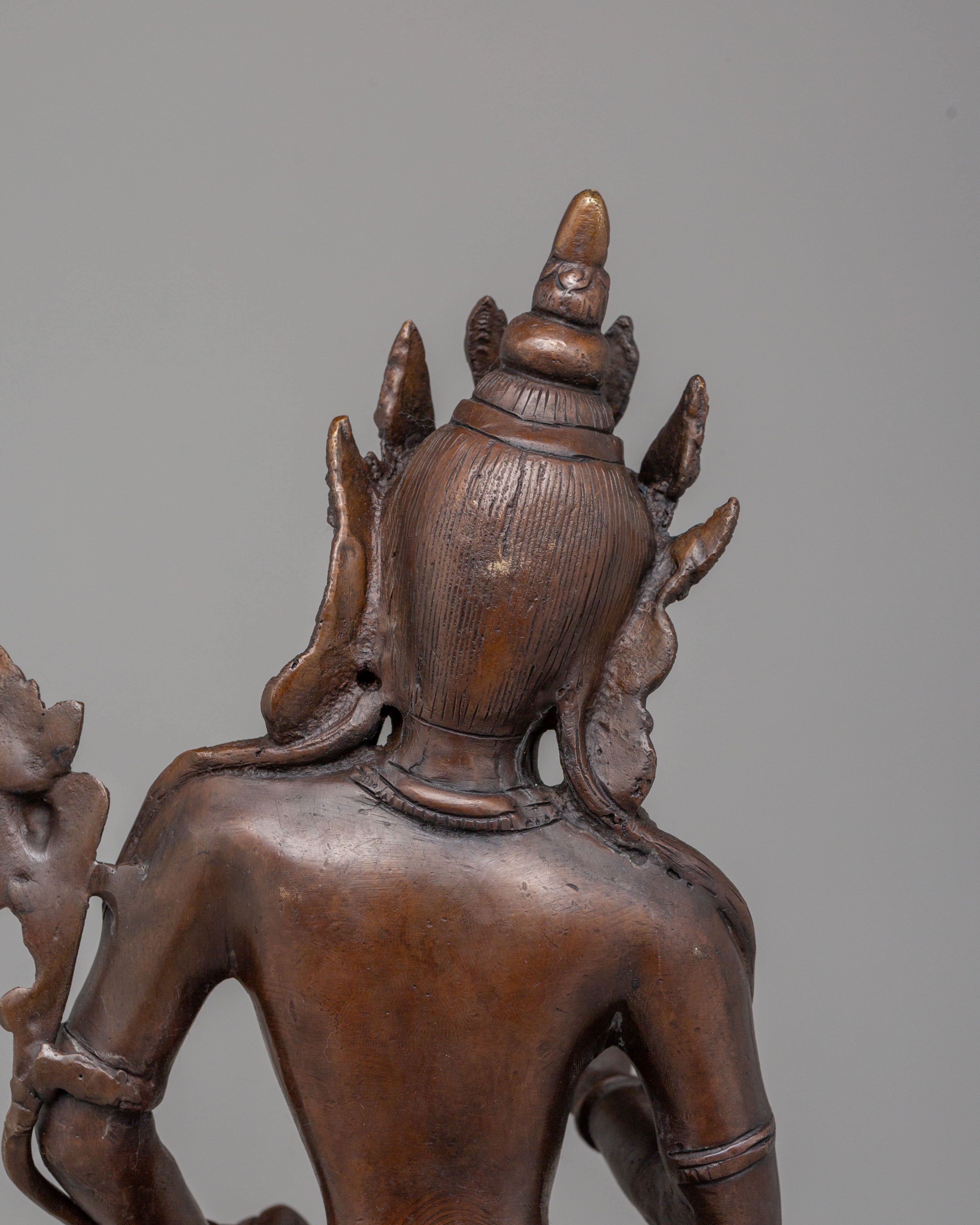Divine Green Tara Statue | Tibetan Protector Bodhisattva