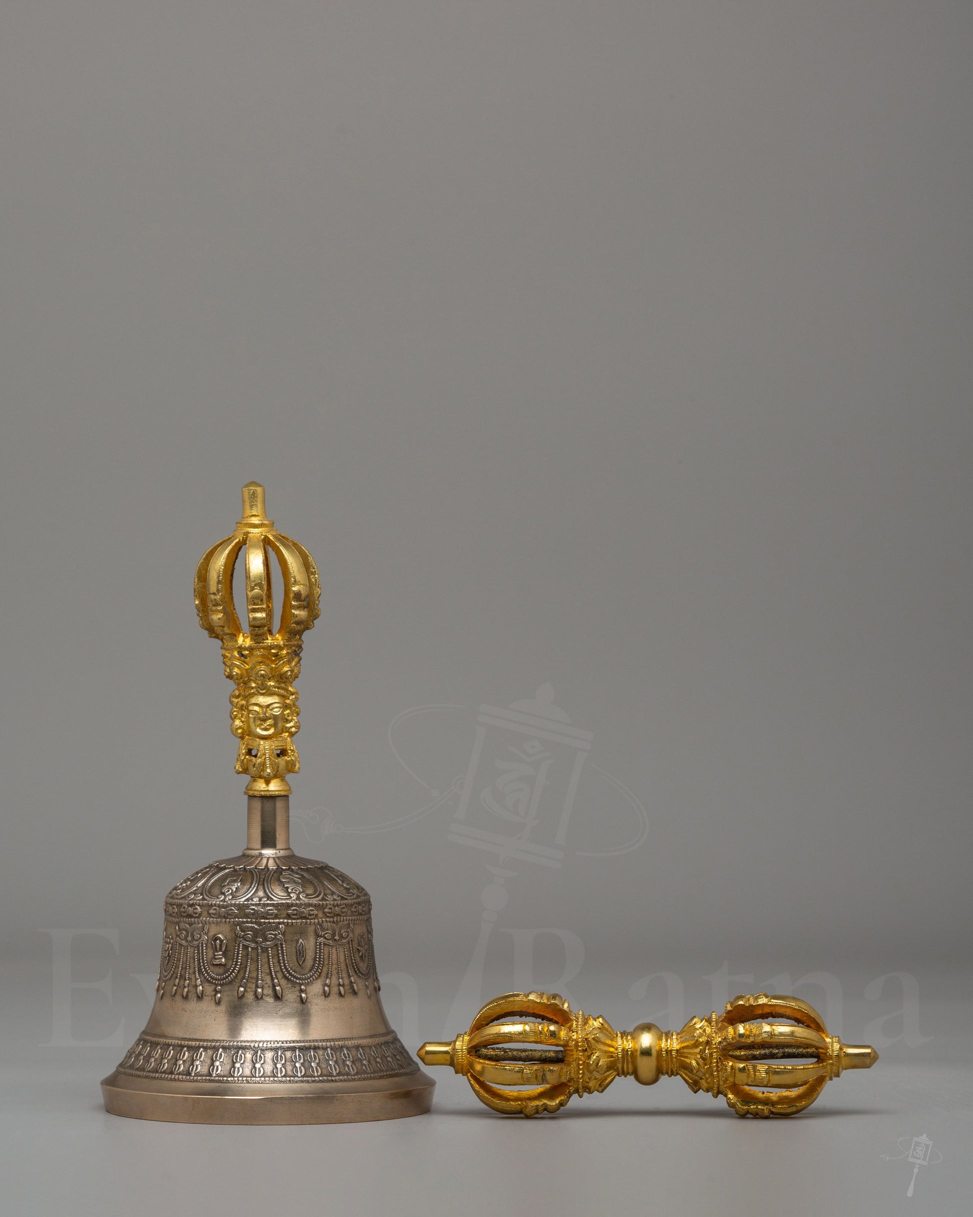 Handcrafted Vajra and Bell Set