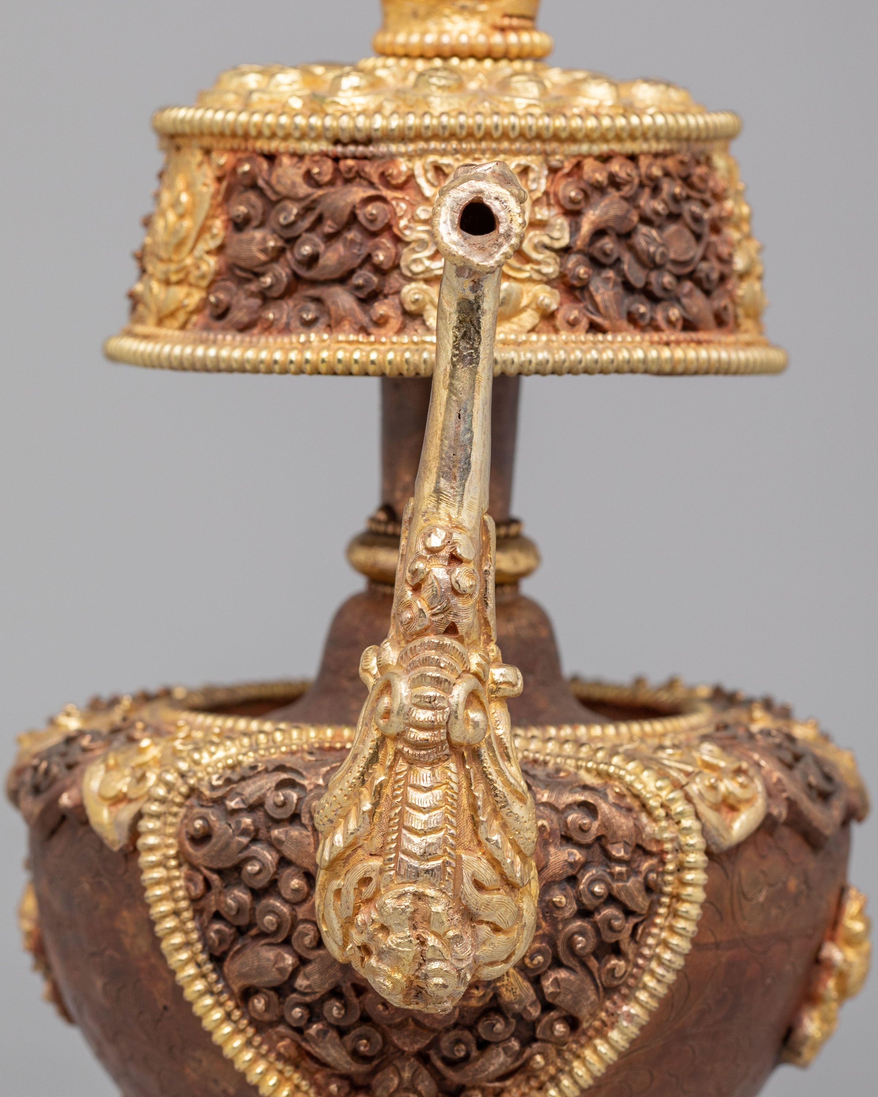 Handmade Ritual Bhumba Set for Altar | Sacred Tibetan Offering Vessels