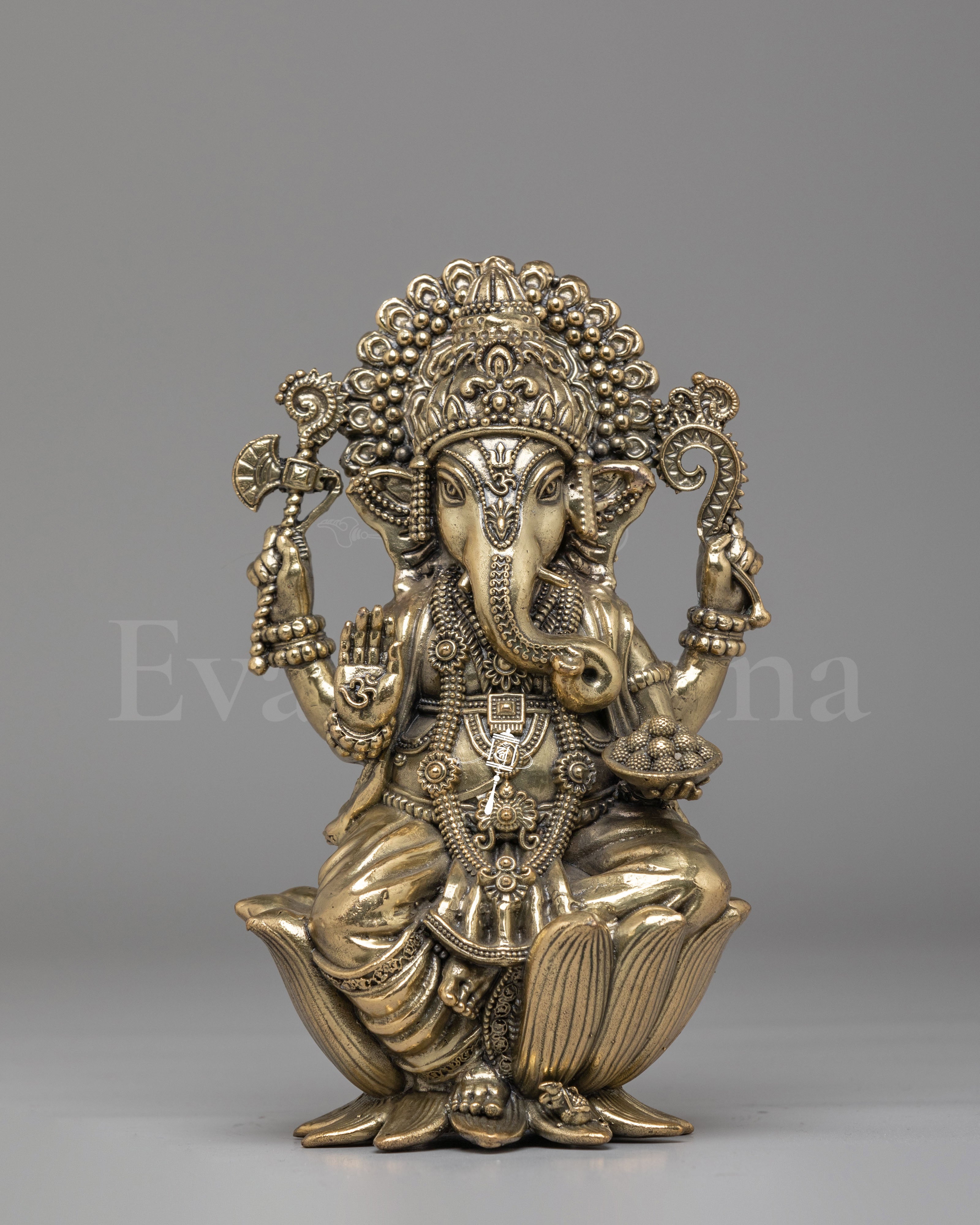 Traditional Ganesh Altar Sculpture