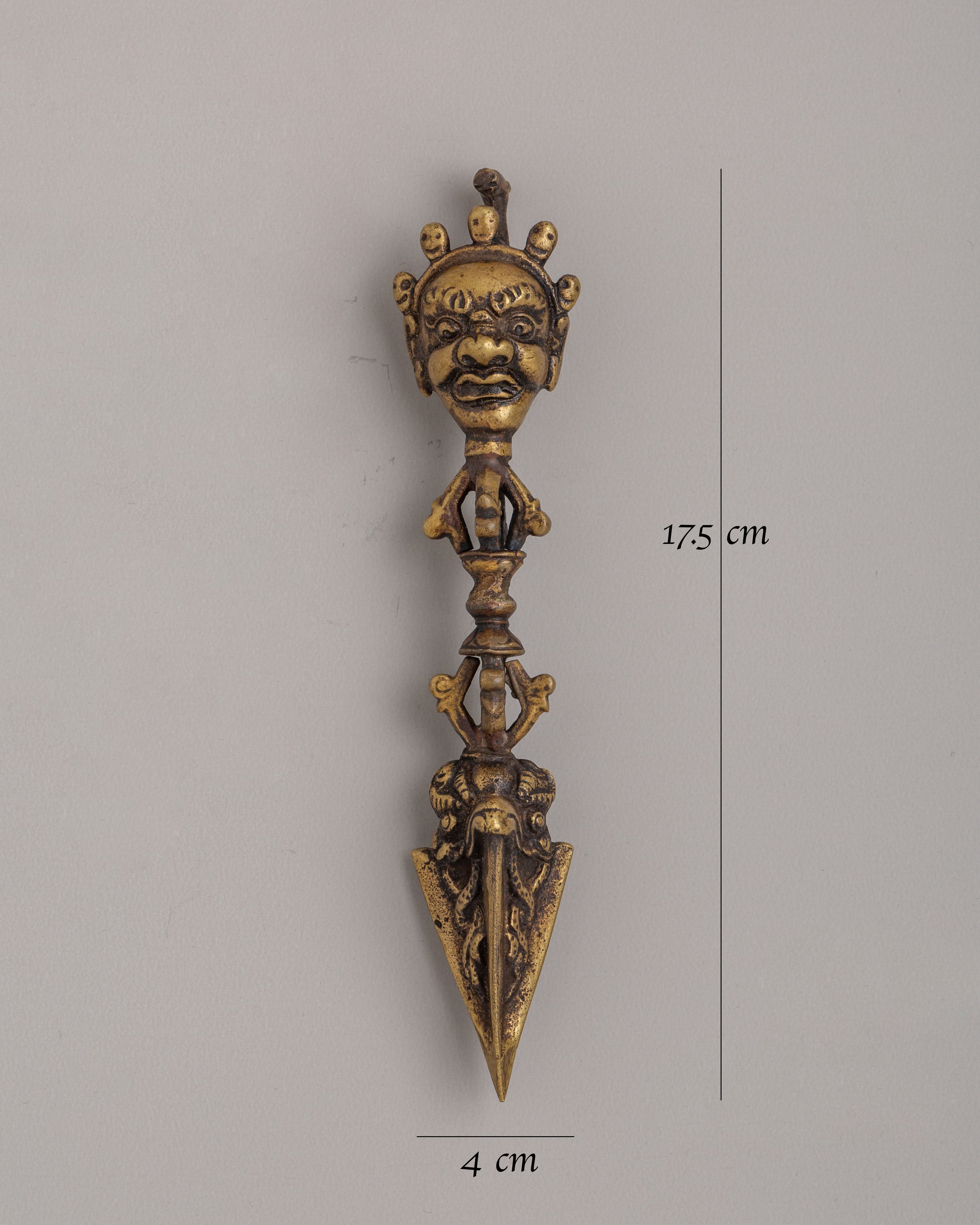 Handcrafted Buddhist Ritual Phurba | Vajrayana Buddhist Ritual Tool