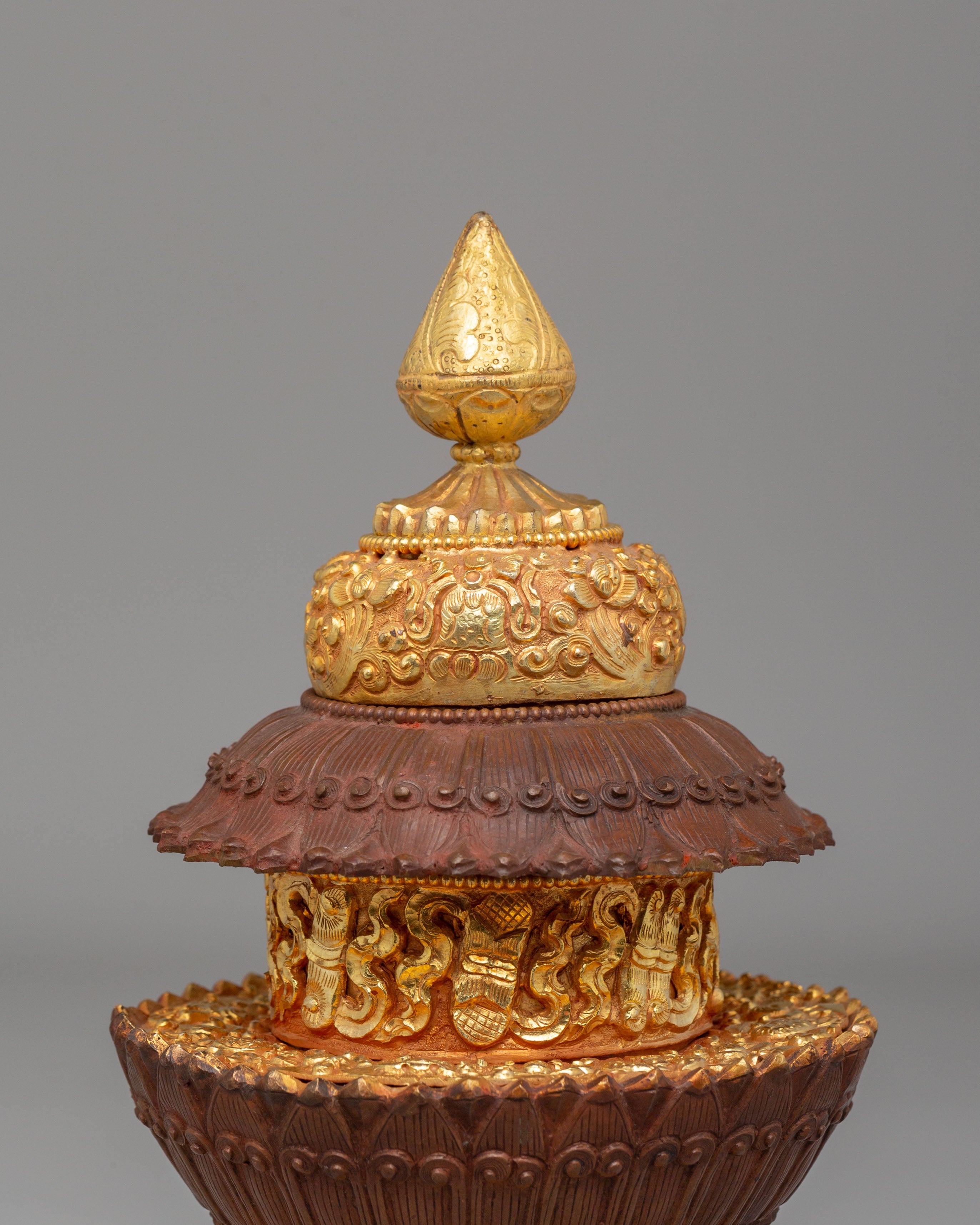 Handmade Ritual Altar Rice Pot | Sacred Buddhist Ceremonial Pot