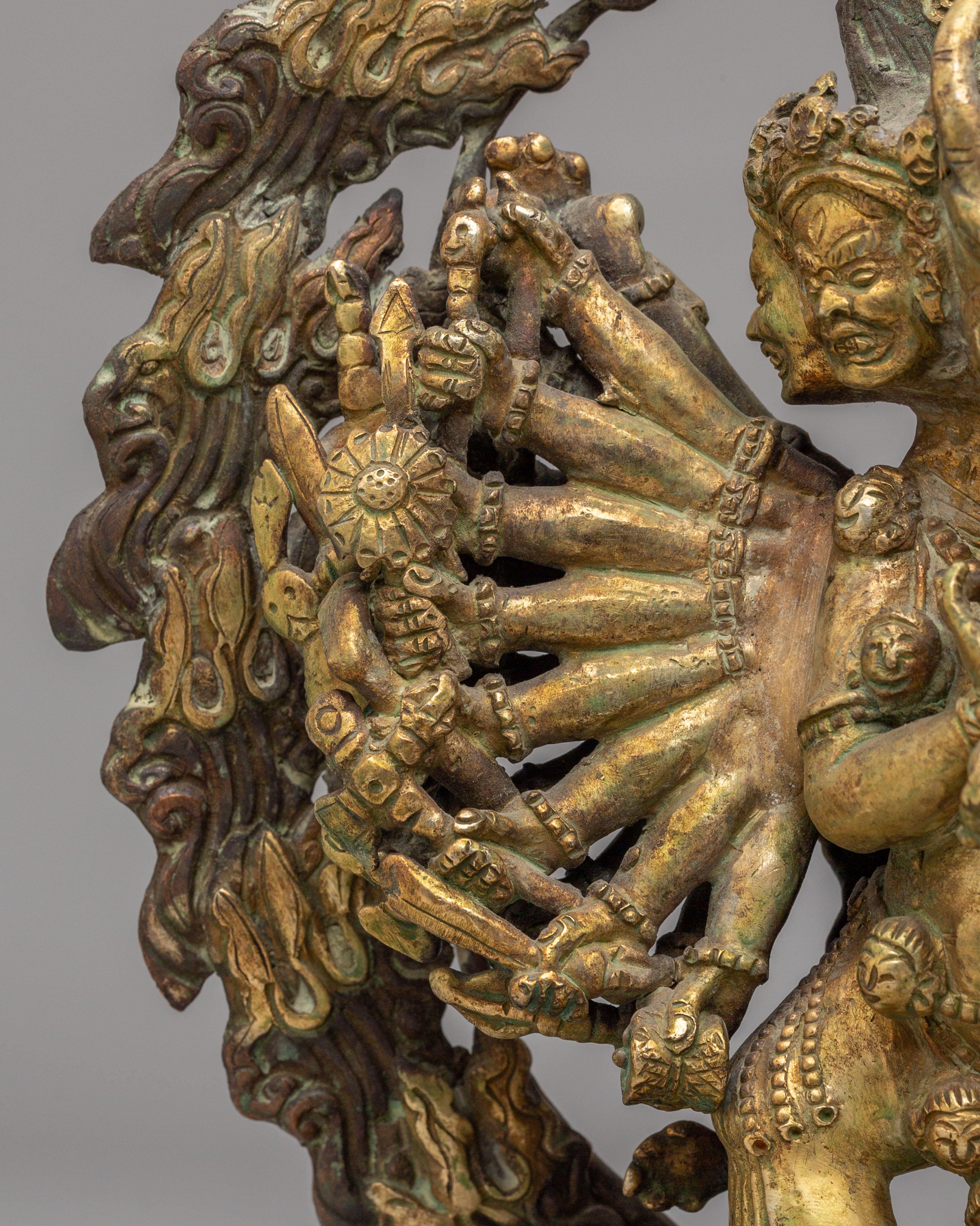 Sacred Yamantaka Deity Statue | Tibetan Buddhist Wrathful Deity