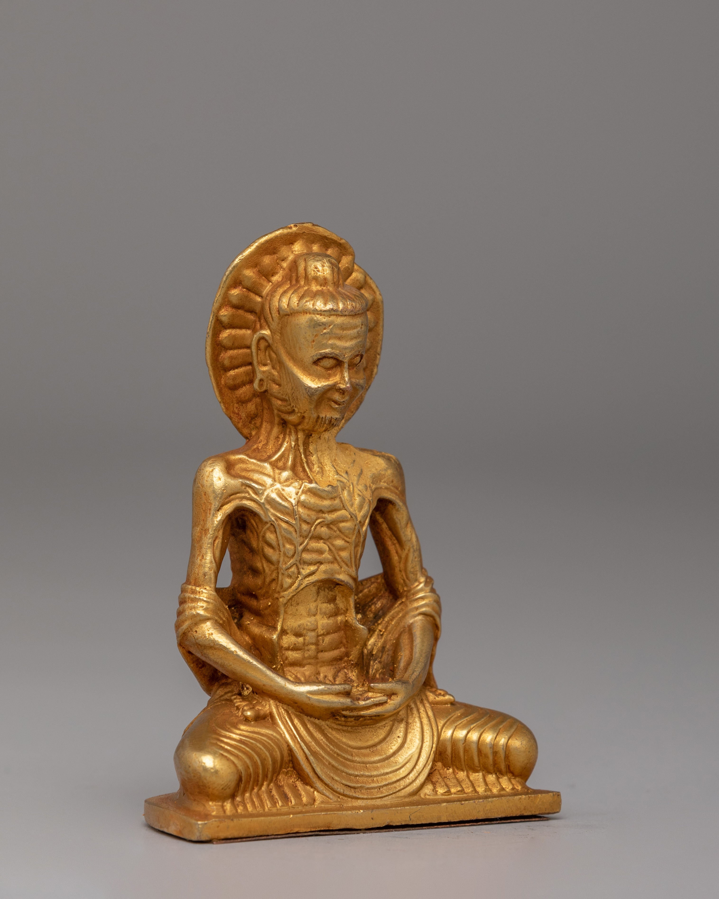 Handmade Fasting Buddha Statue | Symbol of Self-Denial and Spiritual Purity