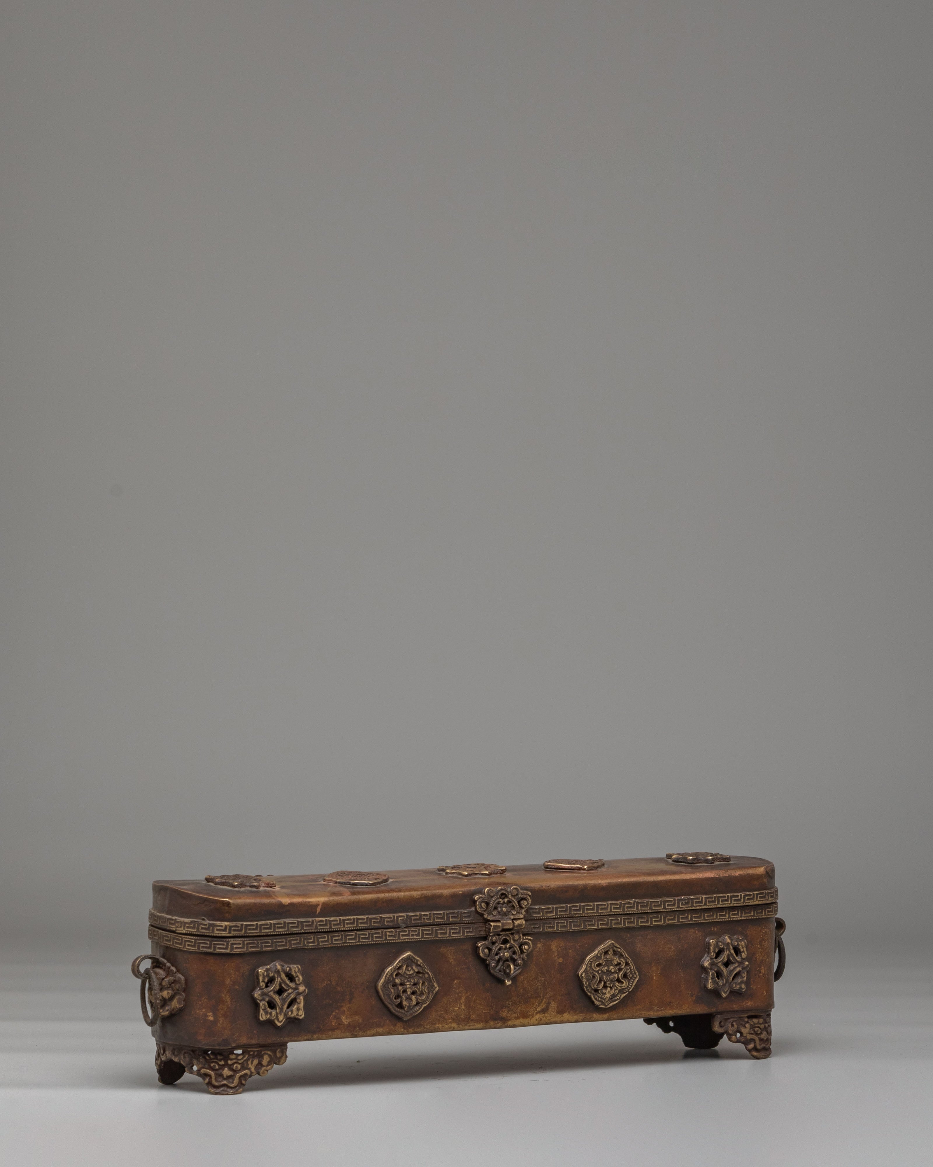 Traditional Tibetan Incense Box | Himalayan Altar Decor