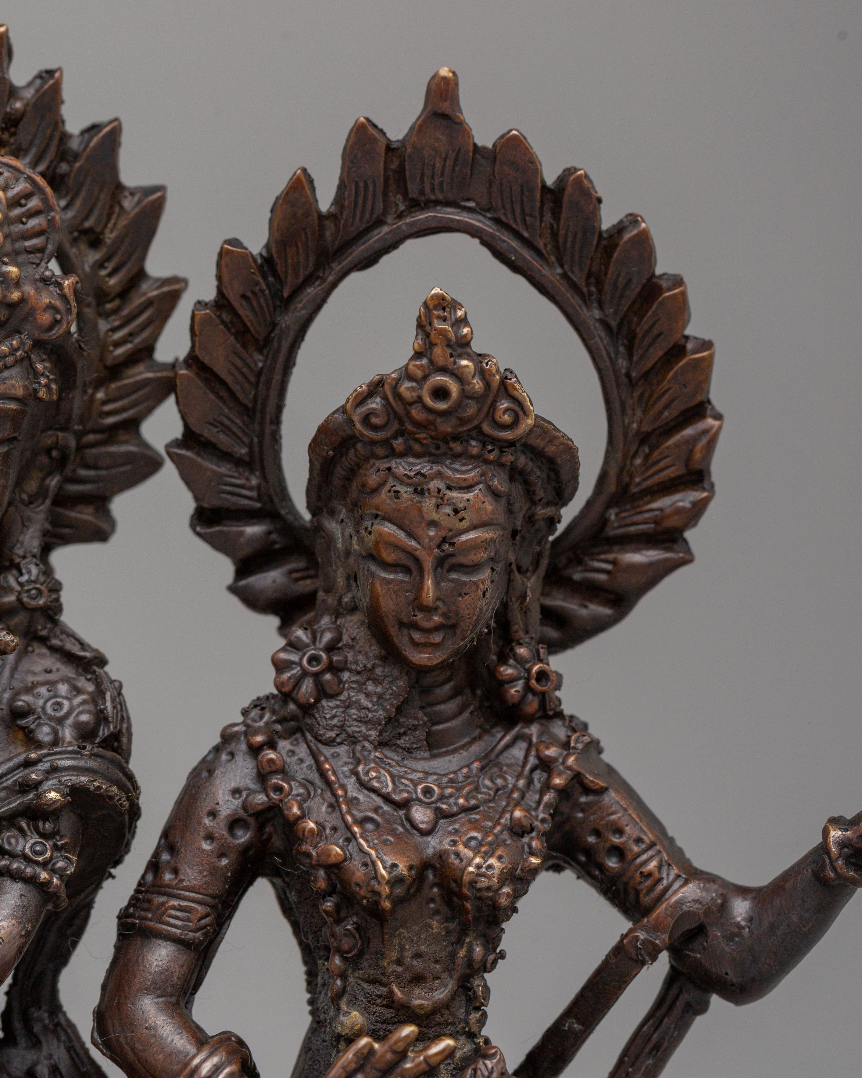 Traditional Sacred Radha Krishna Statue | Hindu Deity Figurine