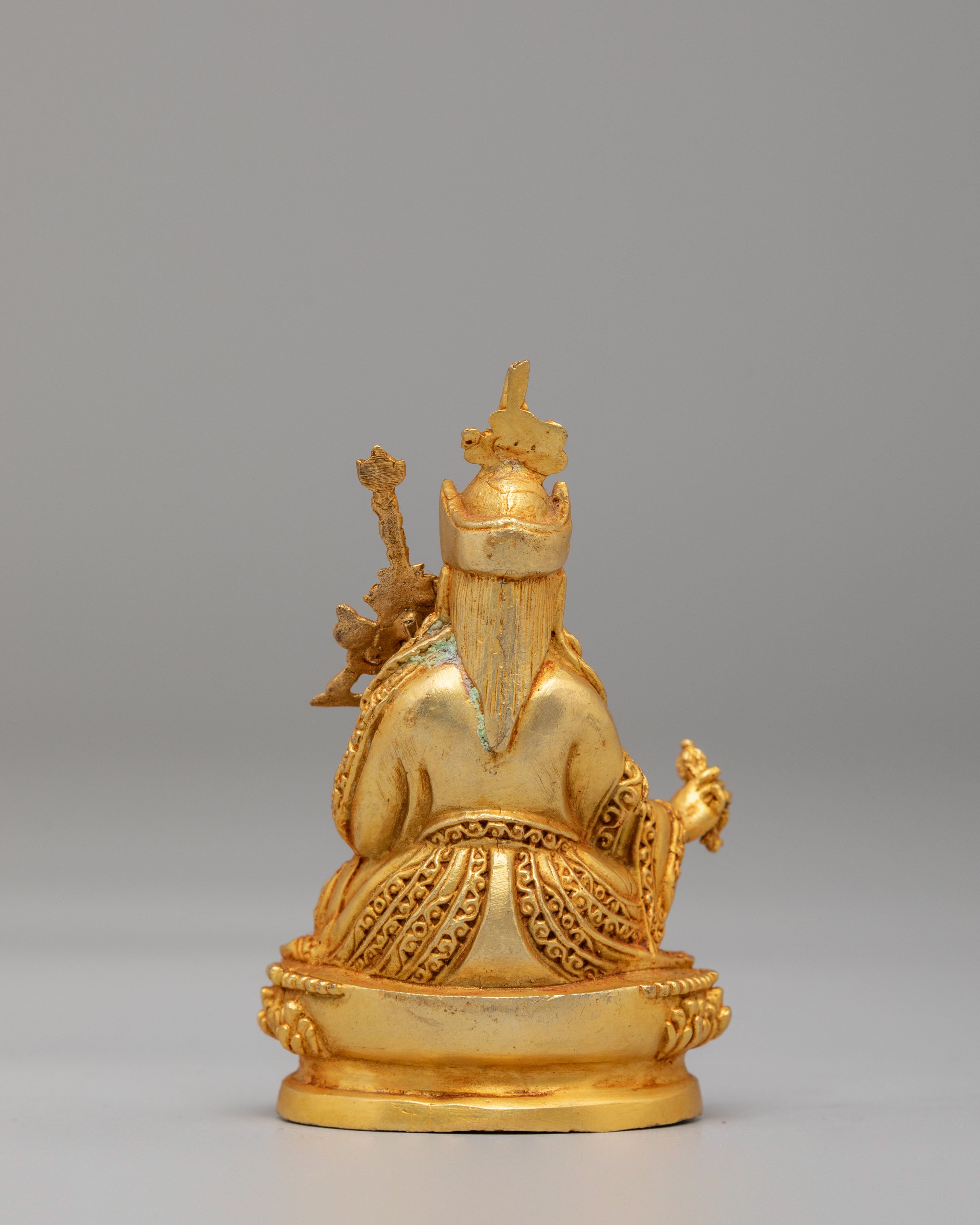 Buddhist Master Guru Rinpoche Statue | Tibetan Spiritual Art