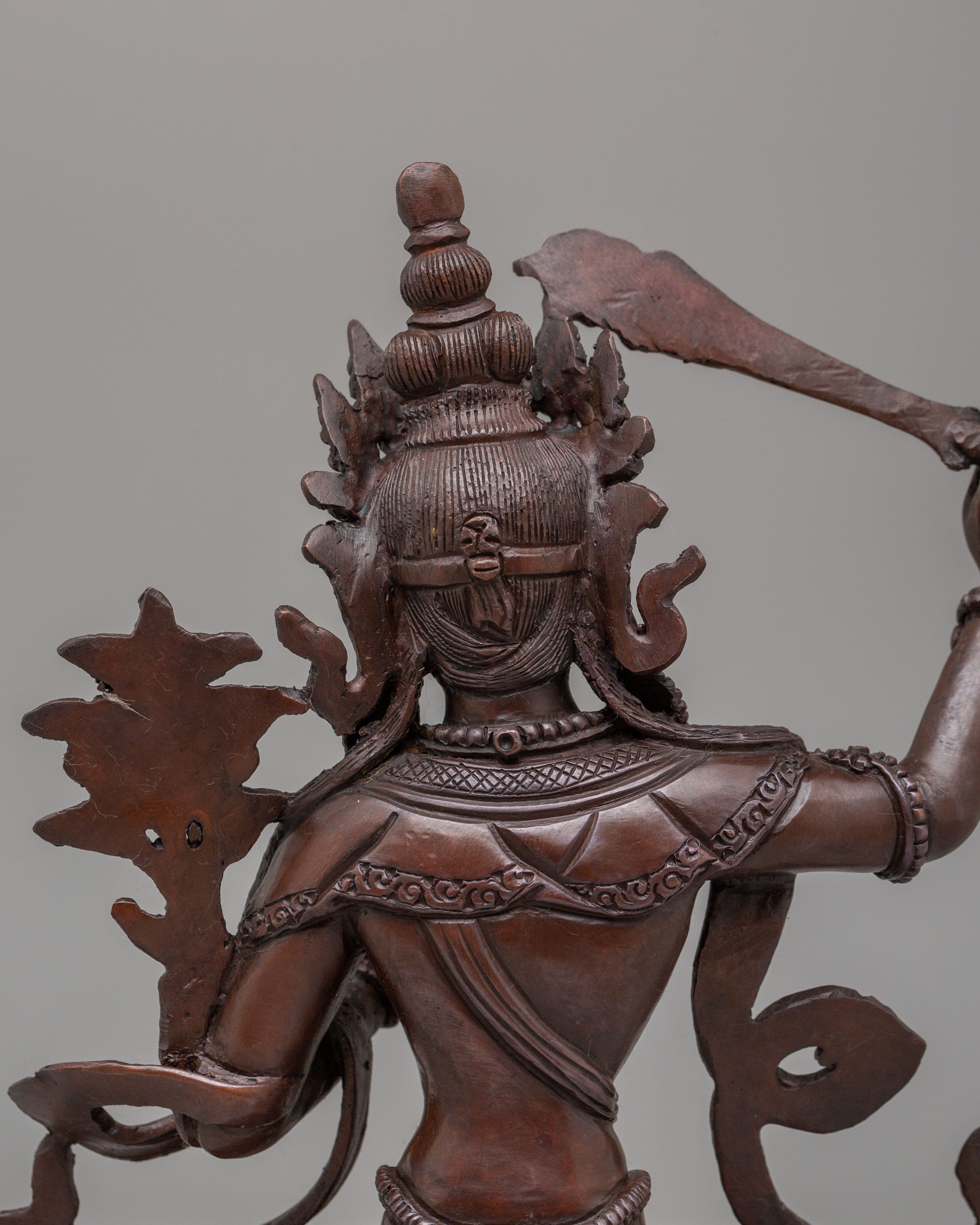 Wisdom Deity Manjushri Sculpture | Symbol of Knowledge and Enlightenment