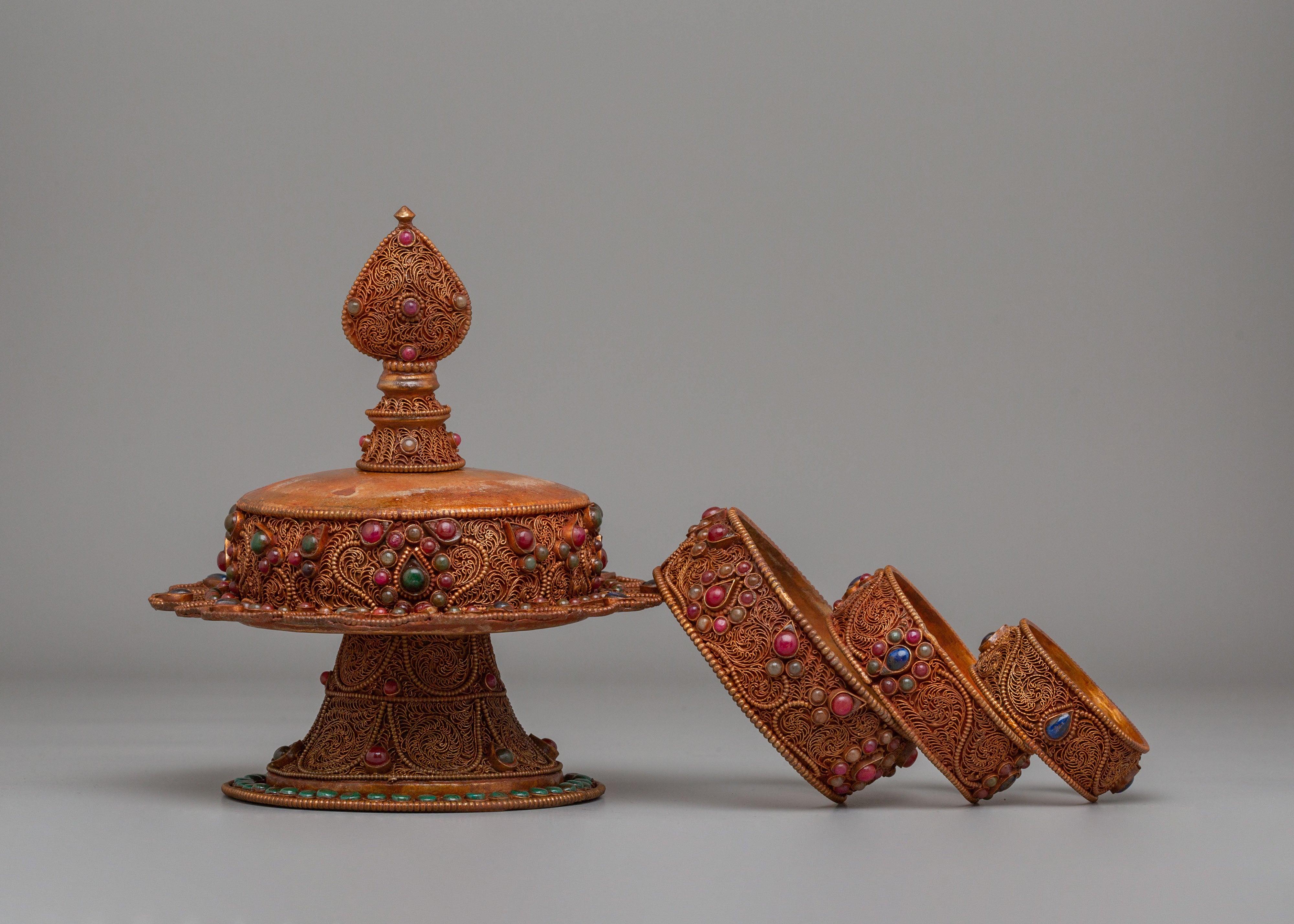 Traditional Altar Mandala | Copper Body Mandala