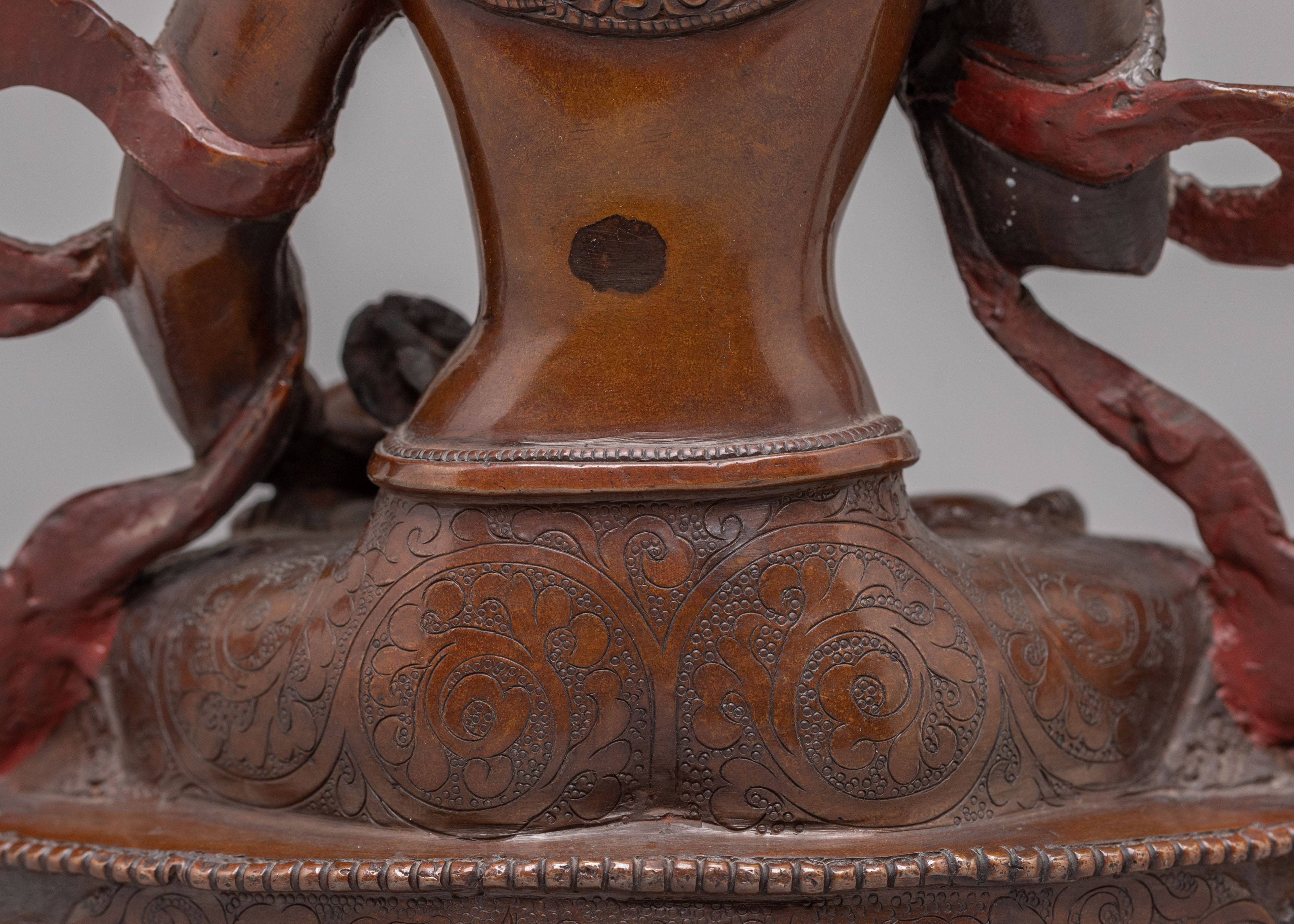 Sacred Buddhist Vajrasattva Statue | Tibetan Meditation & Altar Statue