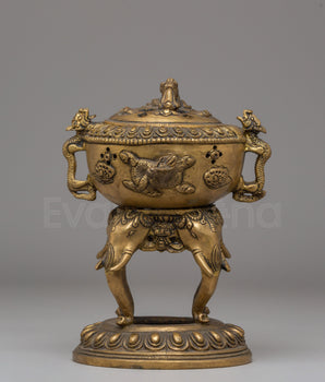 Handmade Incense Burner for Ritual Use