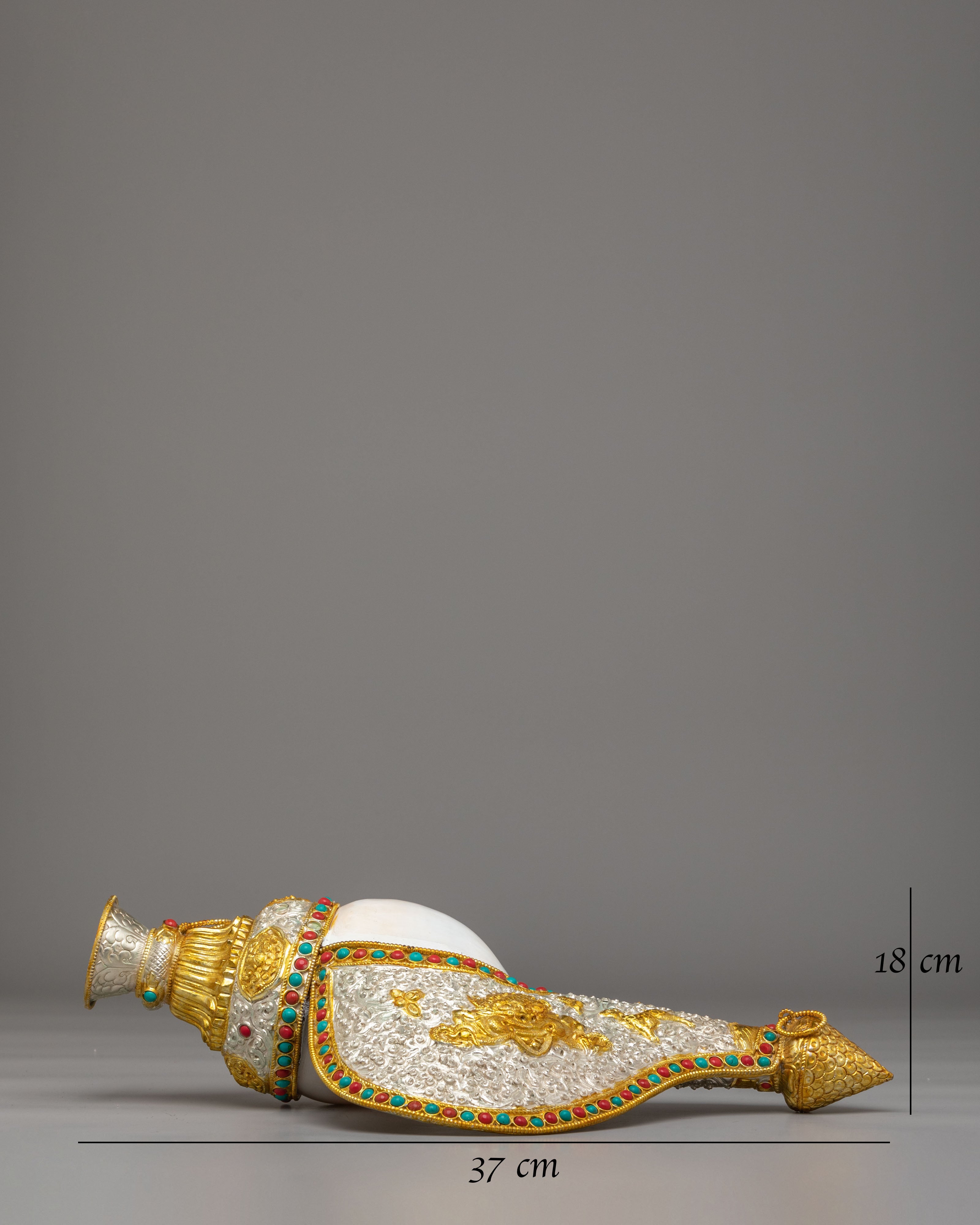 Handmade Conch for Ritual | Conch Shell for Puja