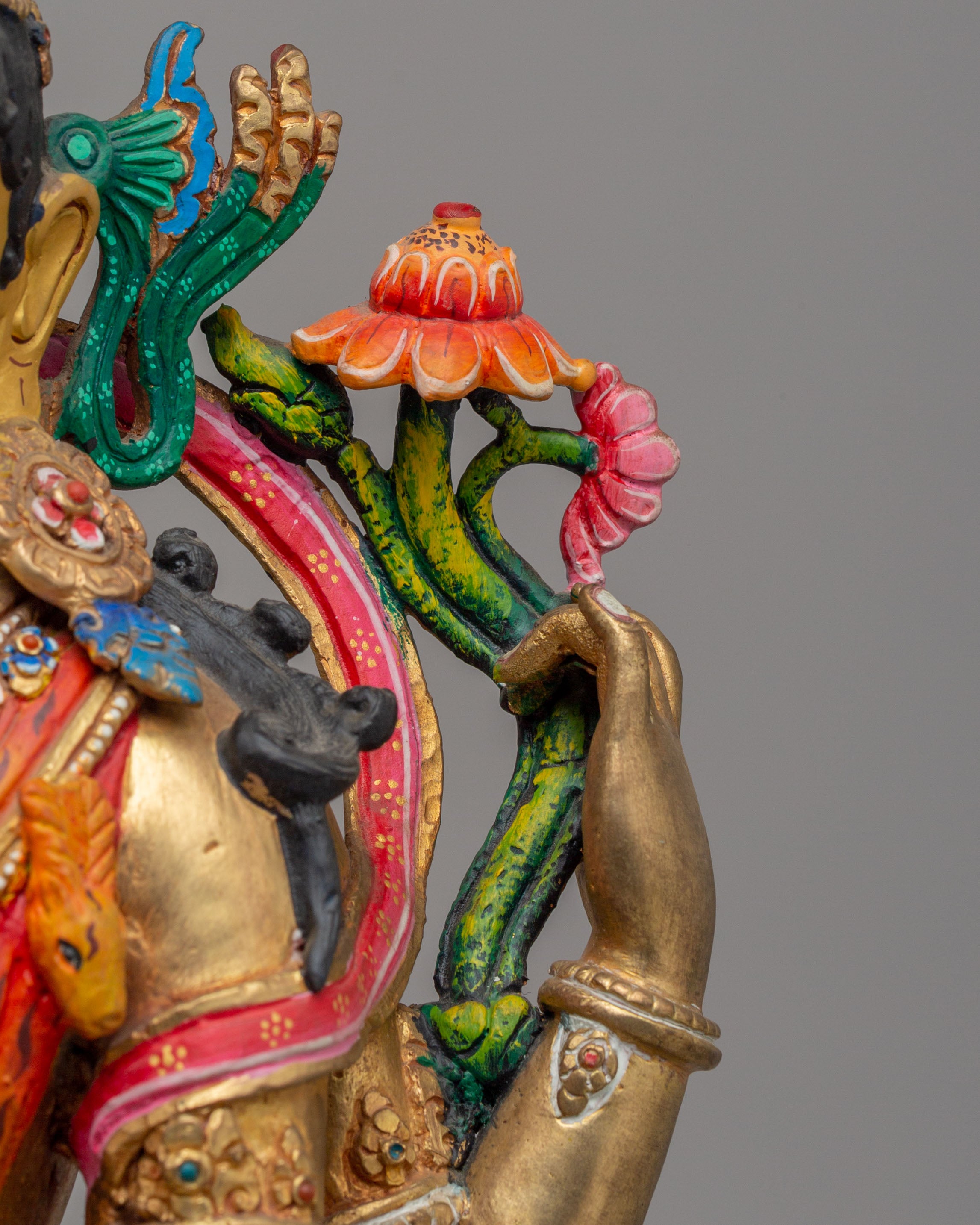 Traditional Buddhist Chenrezig Statue | Bodhisattva of Universal Compassion