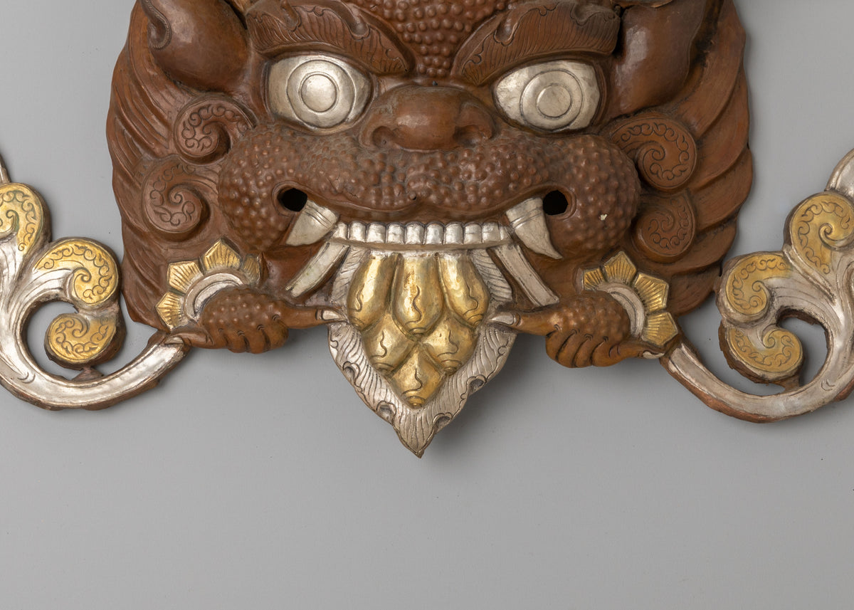 Handcrafted Chhepu Wall Hanging | Himalayan Protective Mask Decor