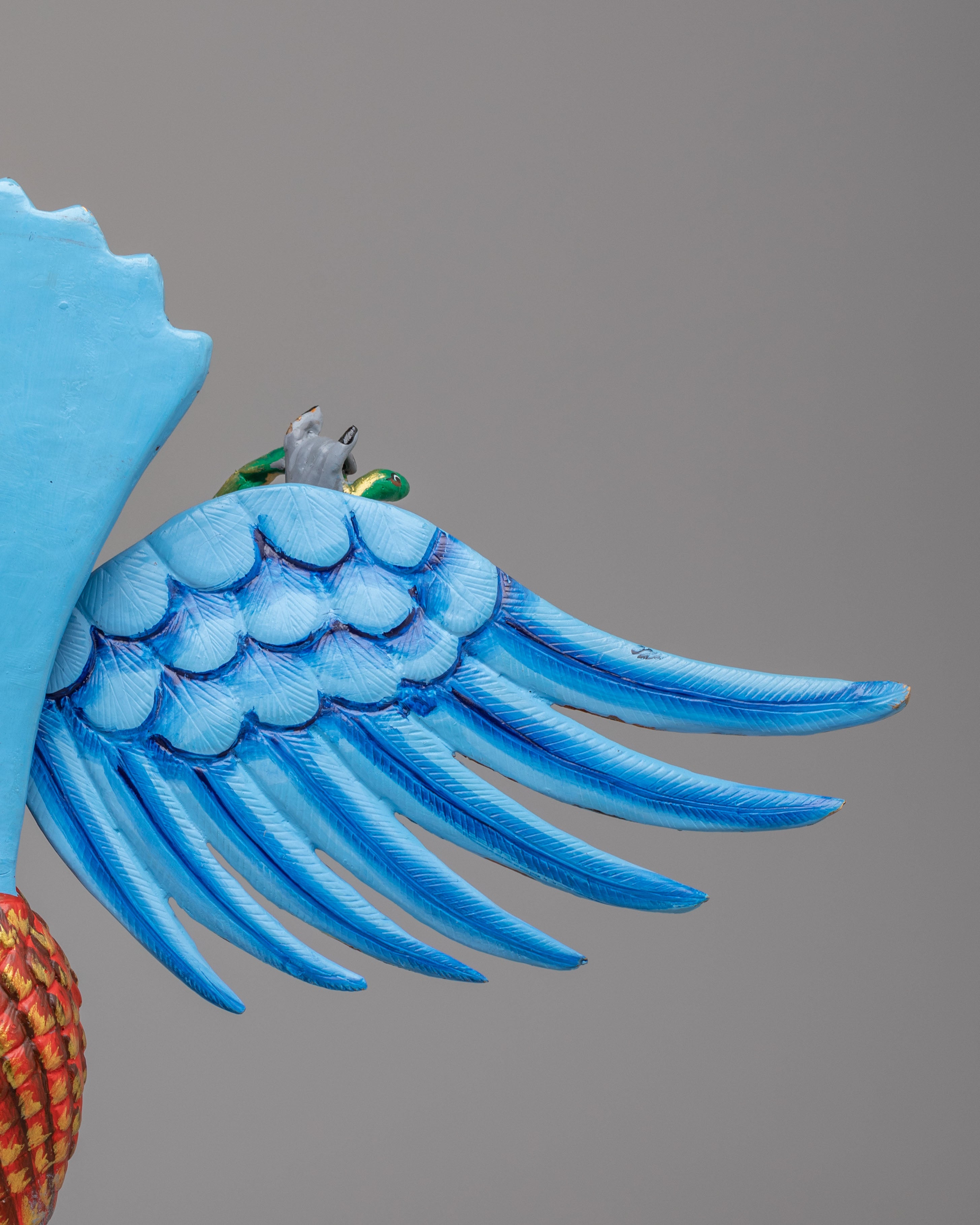 Traditional Garuda Guardian Statue | Himalayan Deity Sculpture