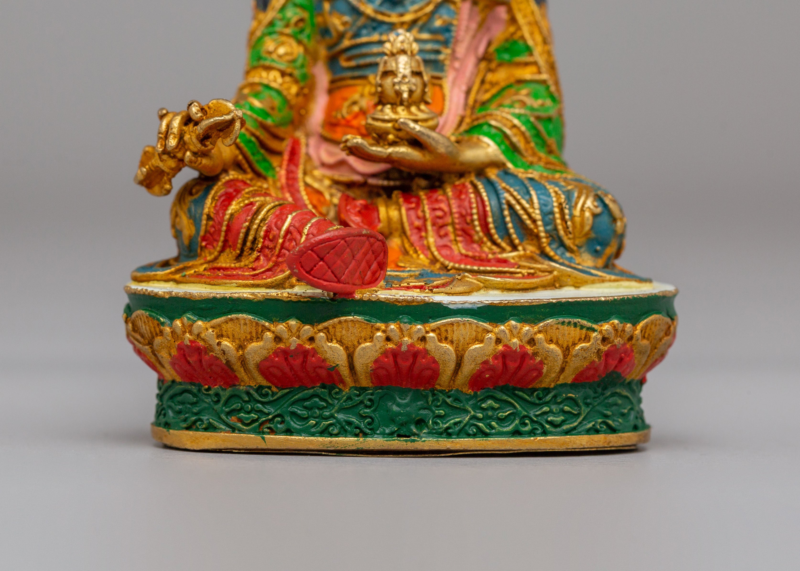 Ceremonial Padmasambhava Shrine Statue | A Sacred Representation of Guru Rinpoche