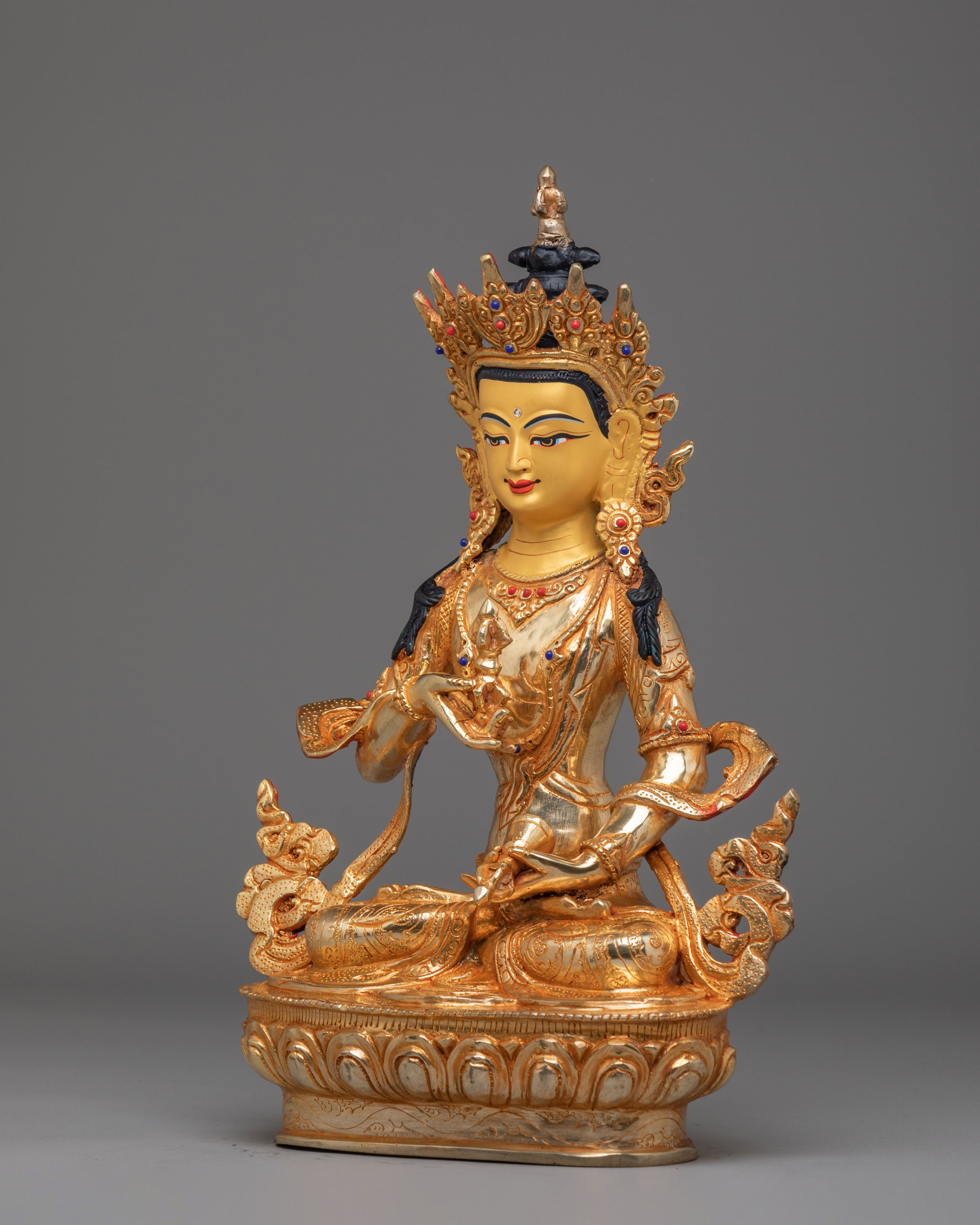 Traditional Vajrasattva Buddhist Sculpture | Purification Buddha Statue