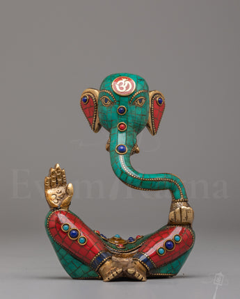 Spiritual Hindu Deity Ganesh Sculpture
