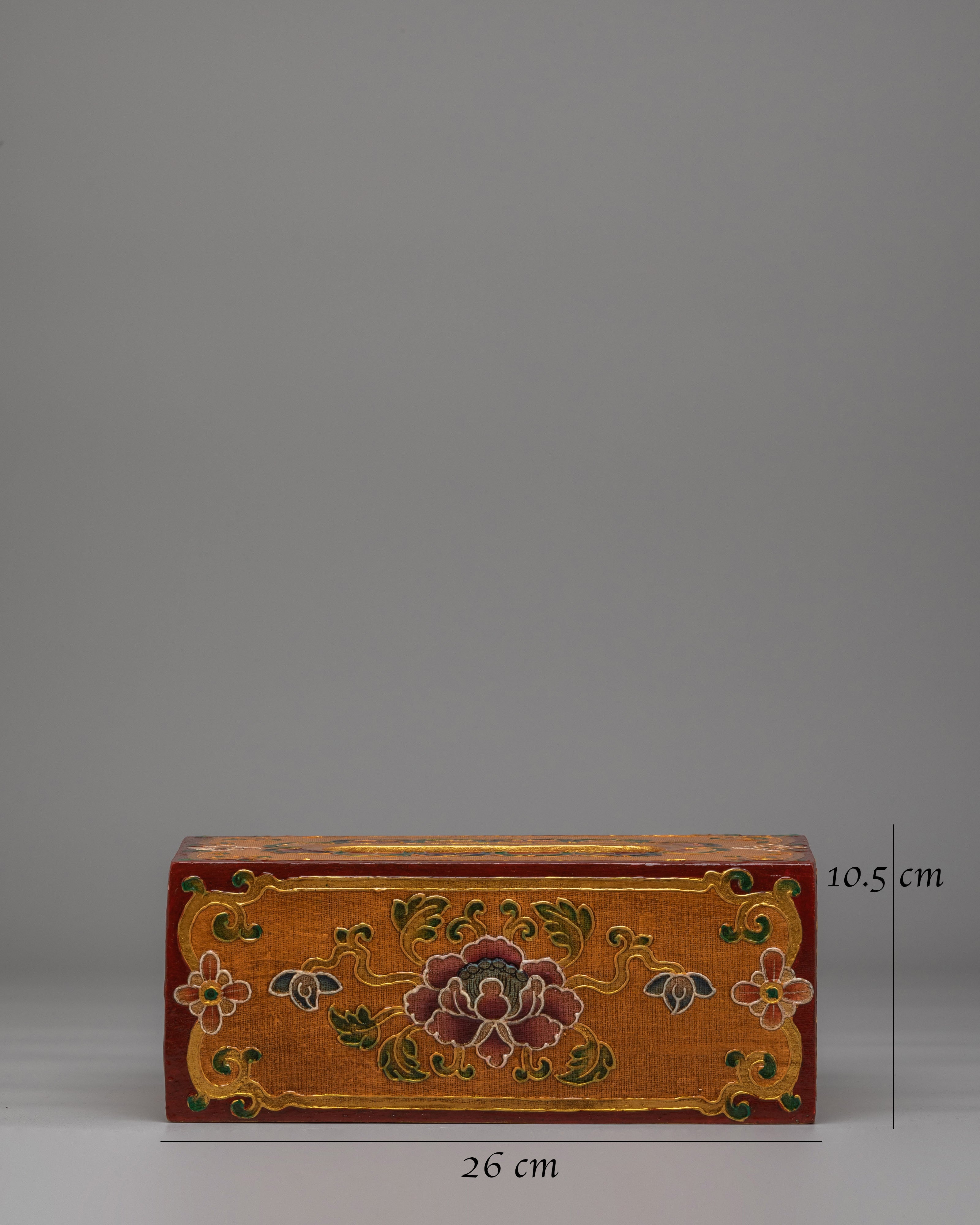 Tibetan Tissue Holder | Wooden Tissue Box