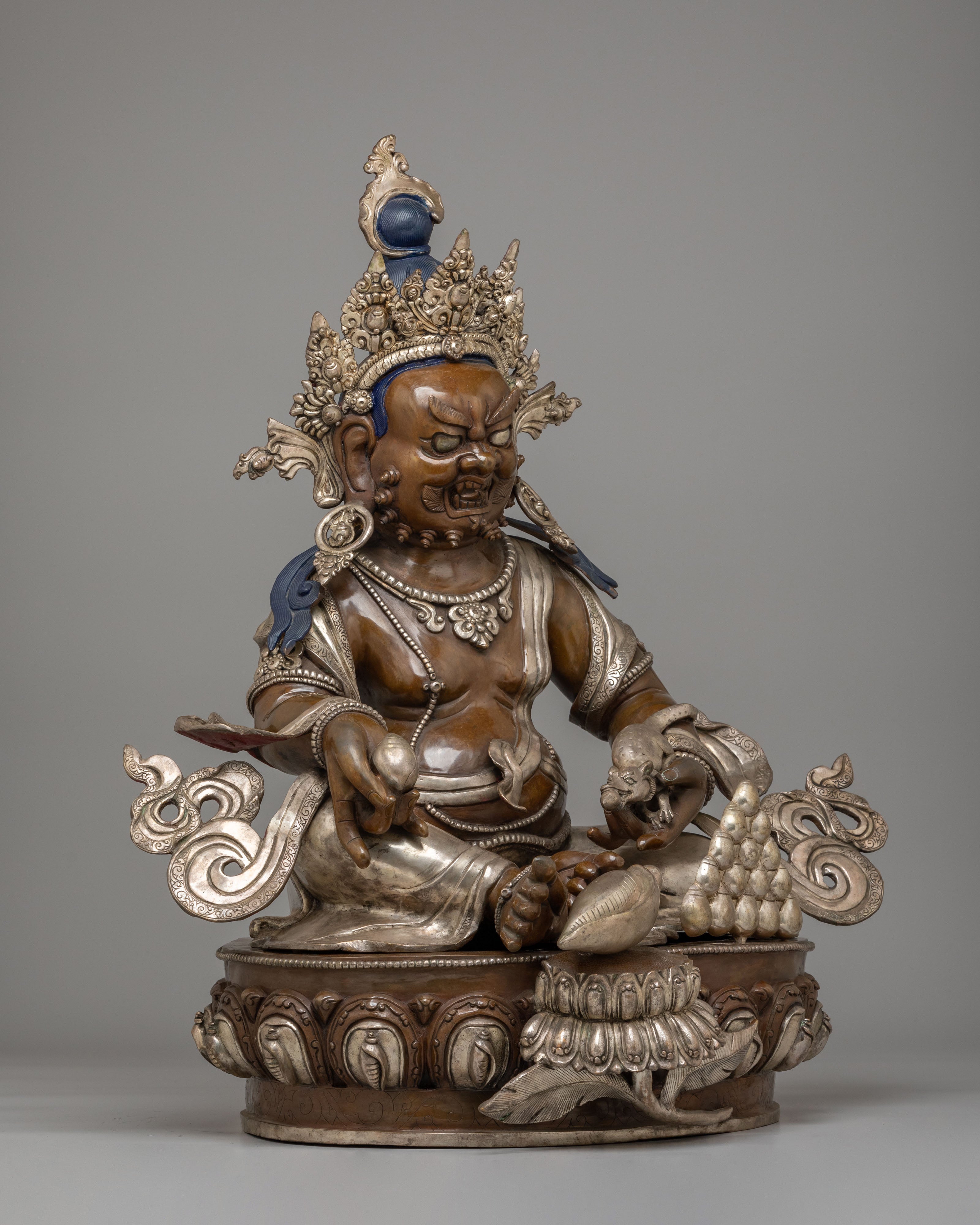 Sacred Dzambhala Statue for Wealth | Traditional Buddhist Art