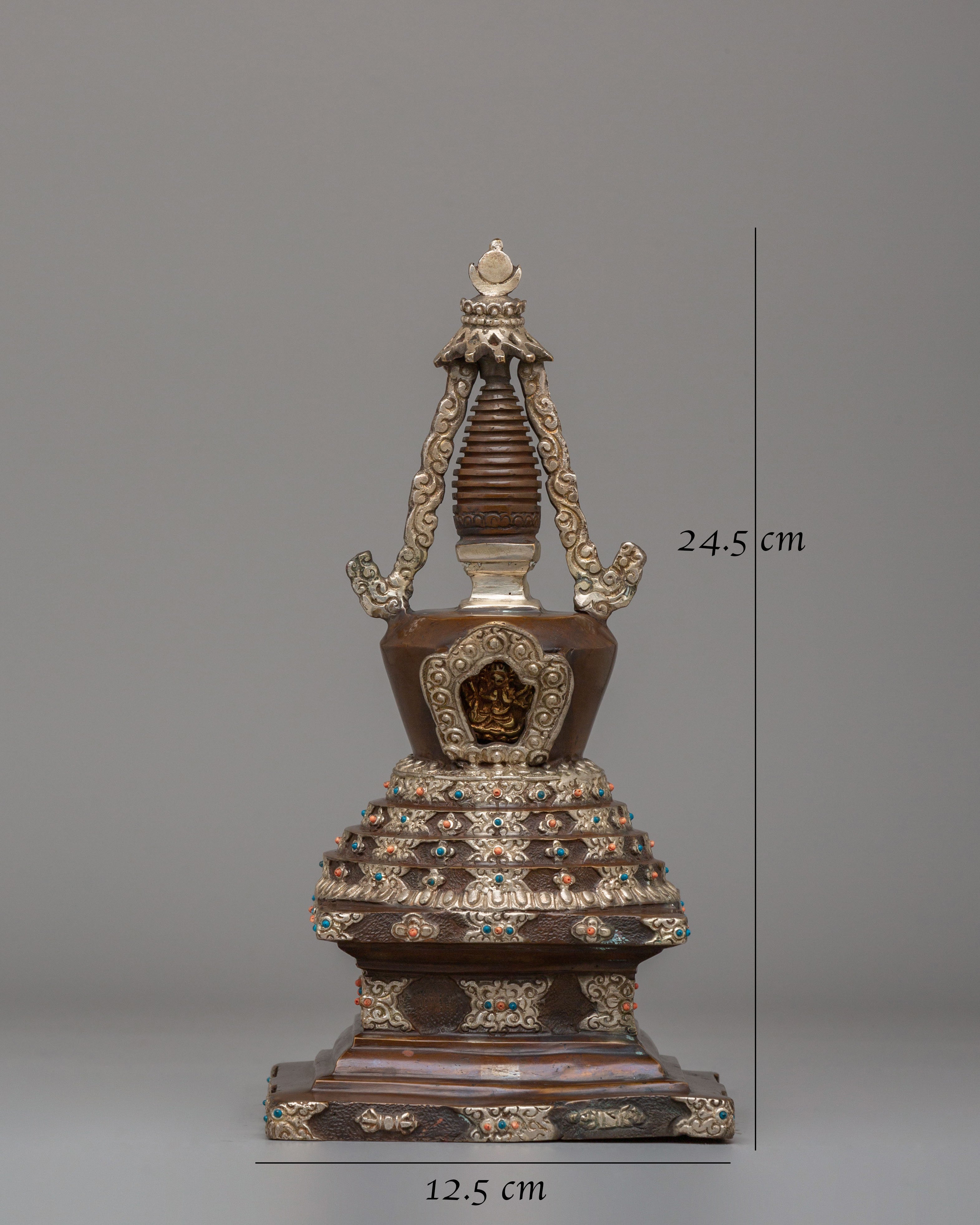 Buddhist Ritual Lotus Blossom Stupa | Symbol of Enlightenment