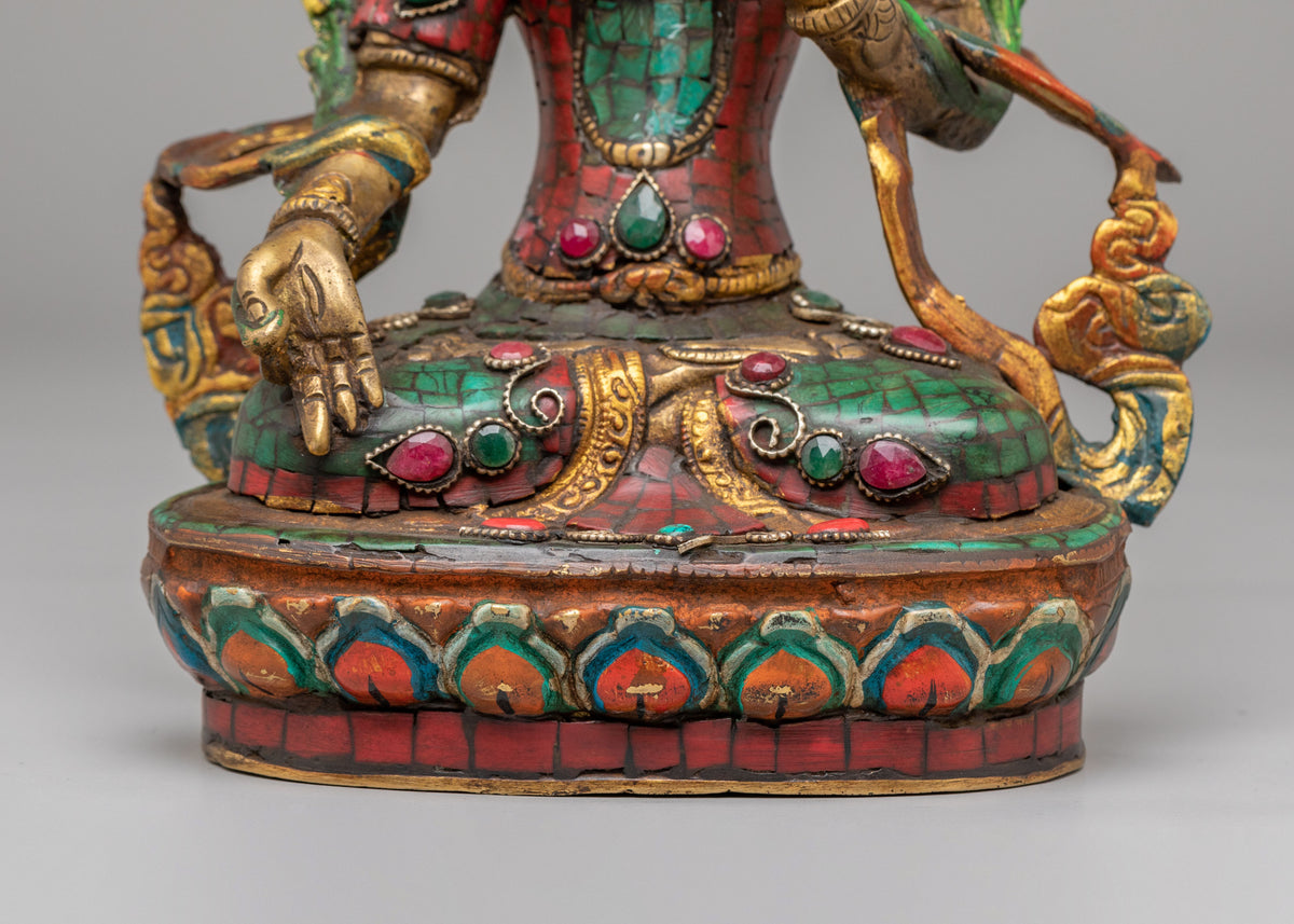 Spiritual Tibetan White Tara Statue | Symbol of Compassion
