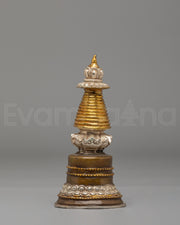 Handcrafted Buddhist Kadampa Stupa