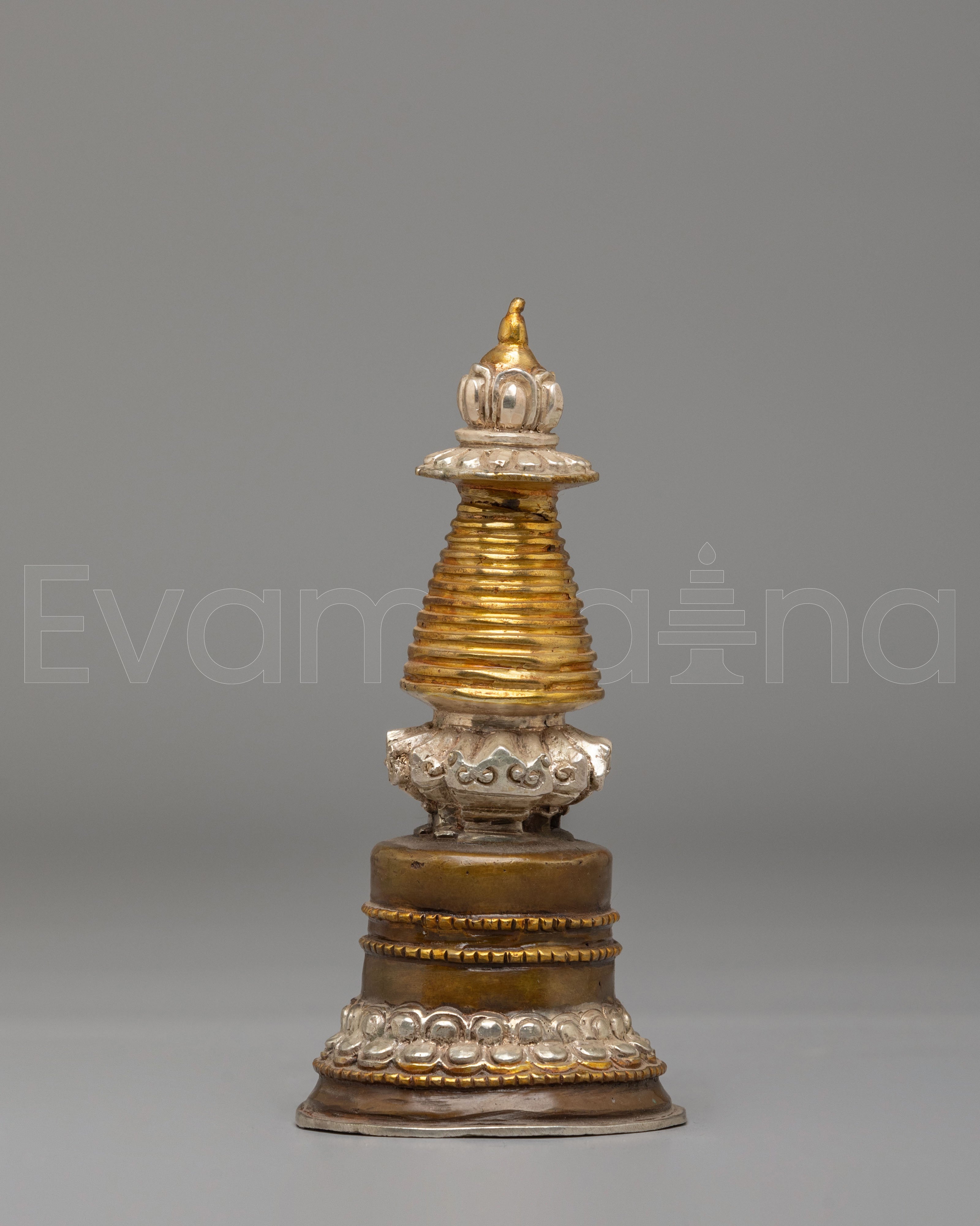 Handcrafted Buddhist Kadampa Stupa