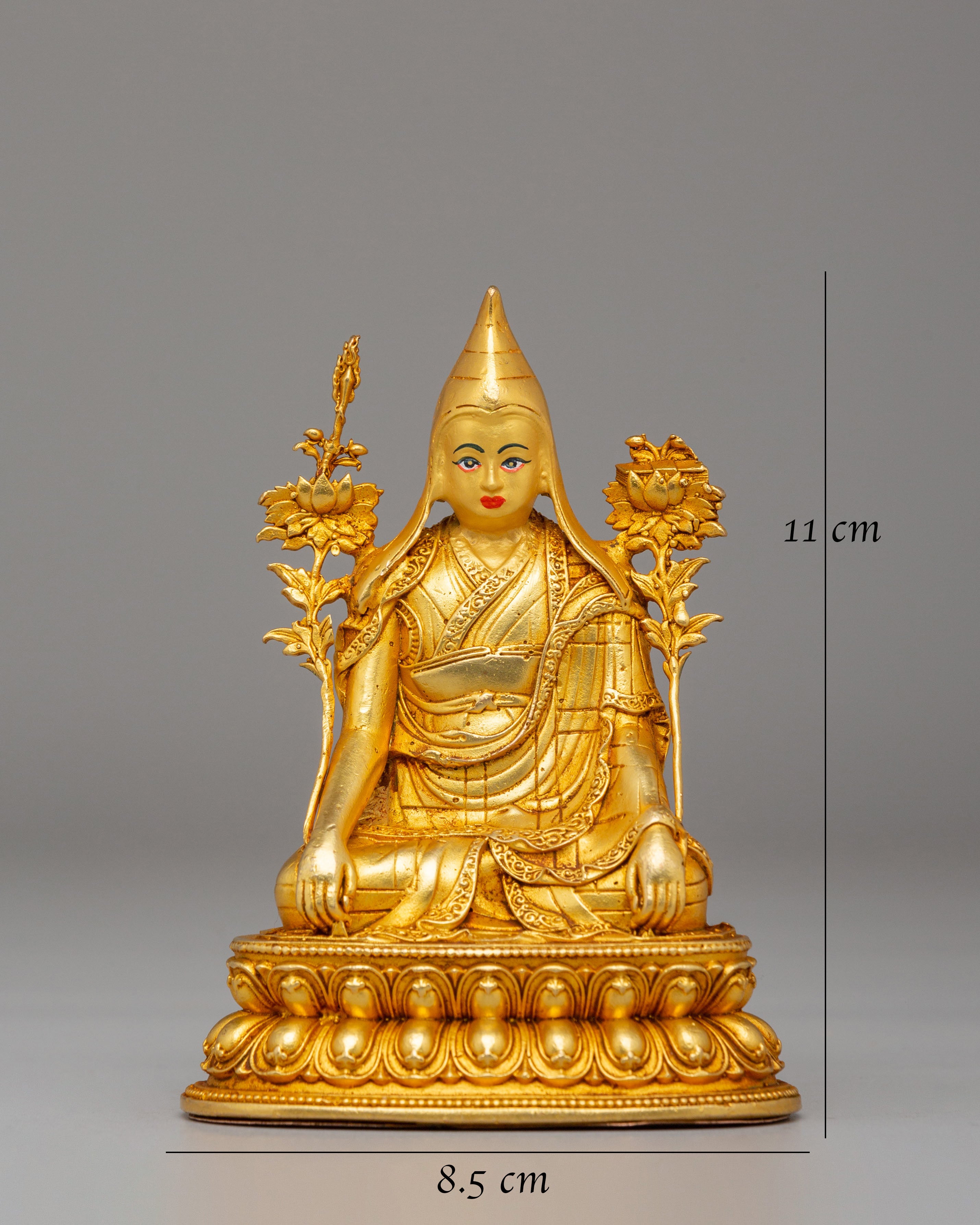 Tibetan Longchenpa Statue | Sacred Buddhist Altar Sculpture