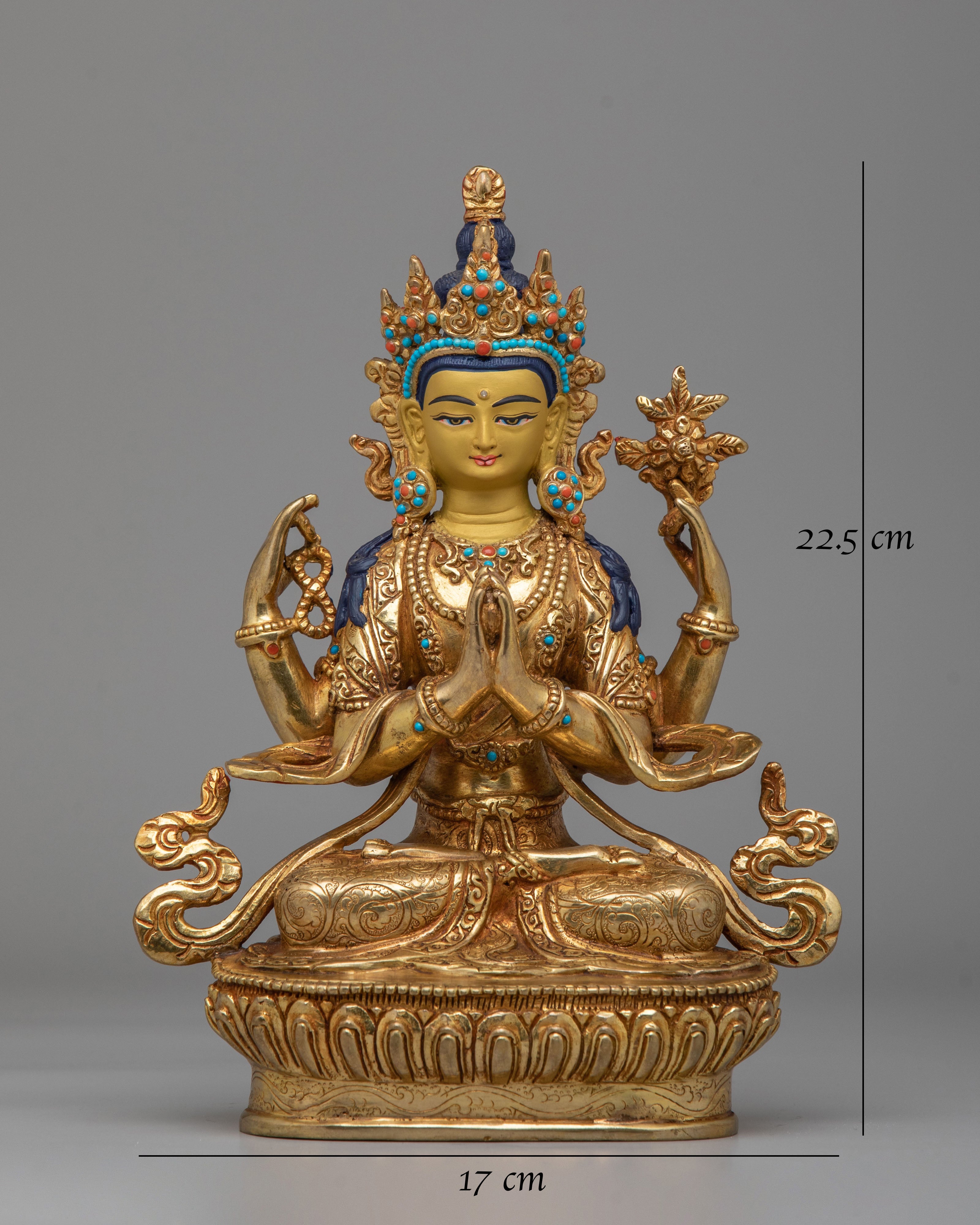 Chenrezig Bodhisattva Deity Statue | Symbol of Compassion
