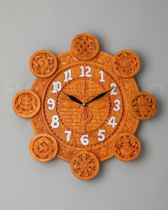 Handcrafted Wooden Wall Clock