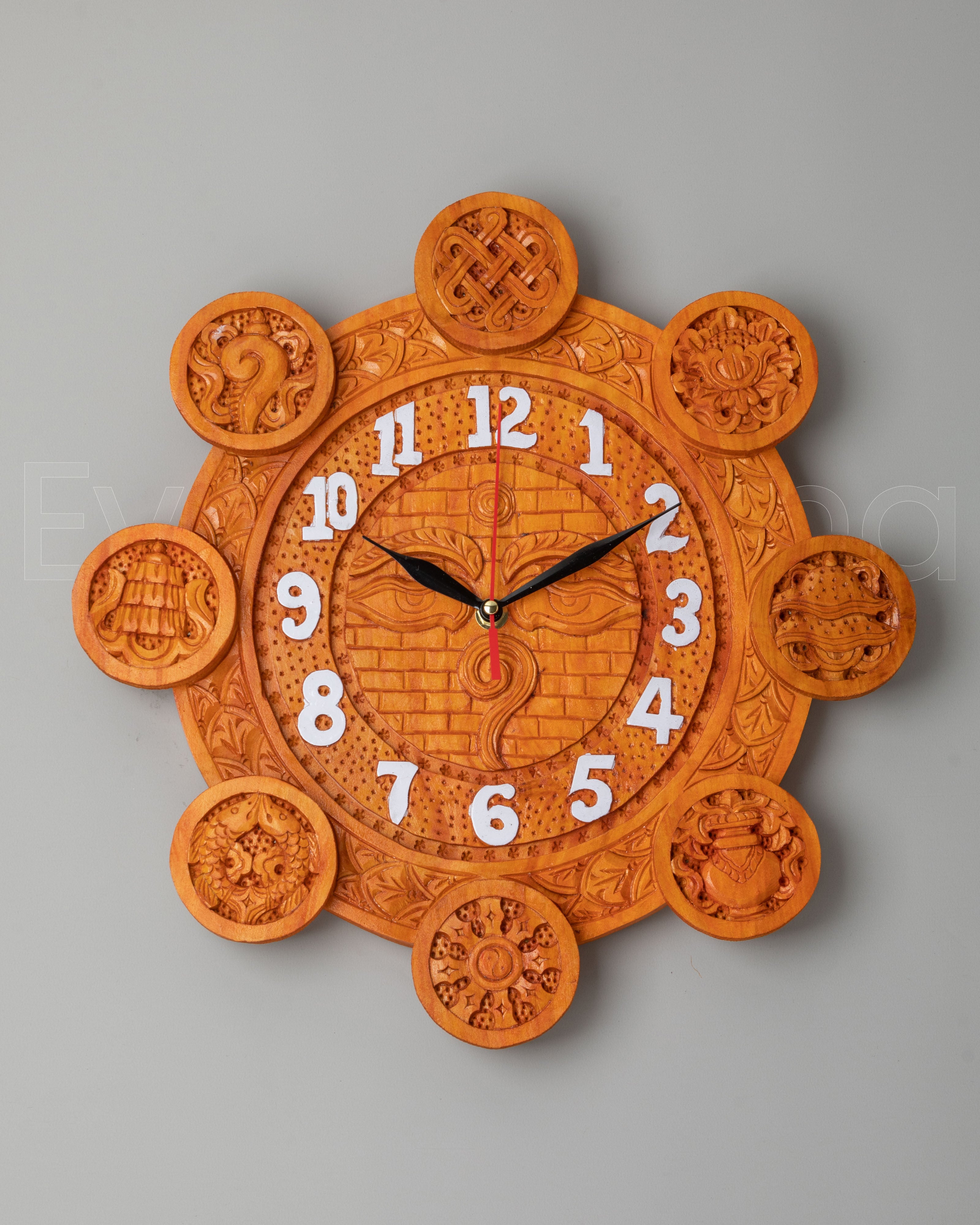 Handcrafted Wooden Wall Clock
