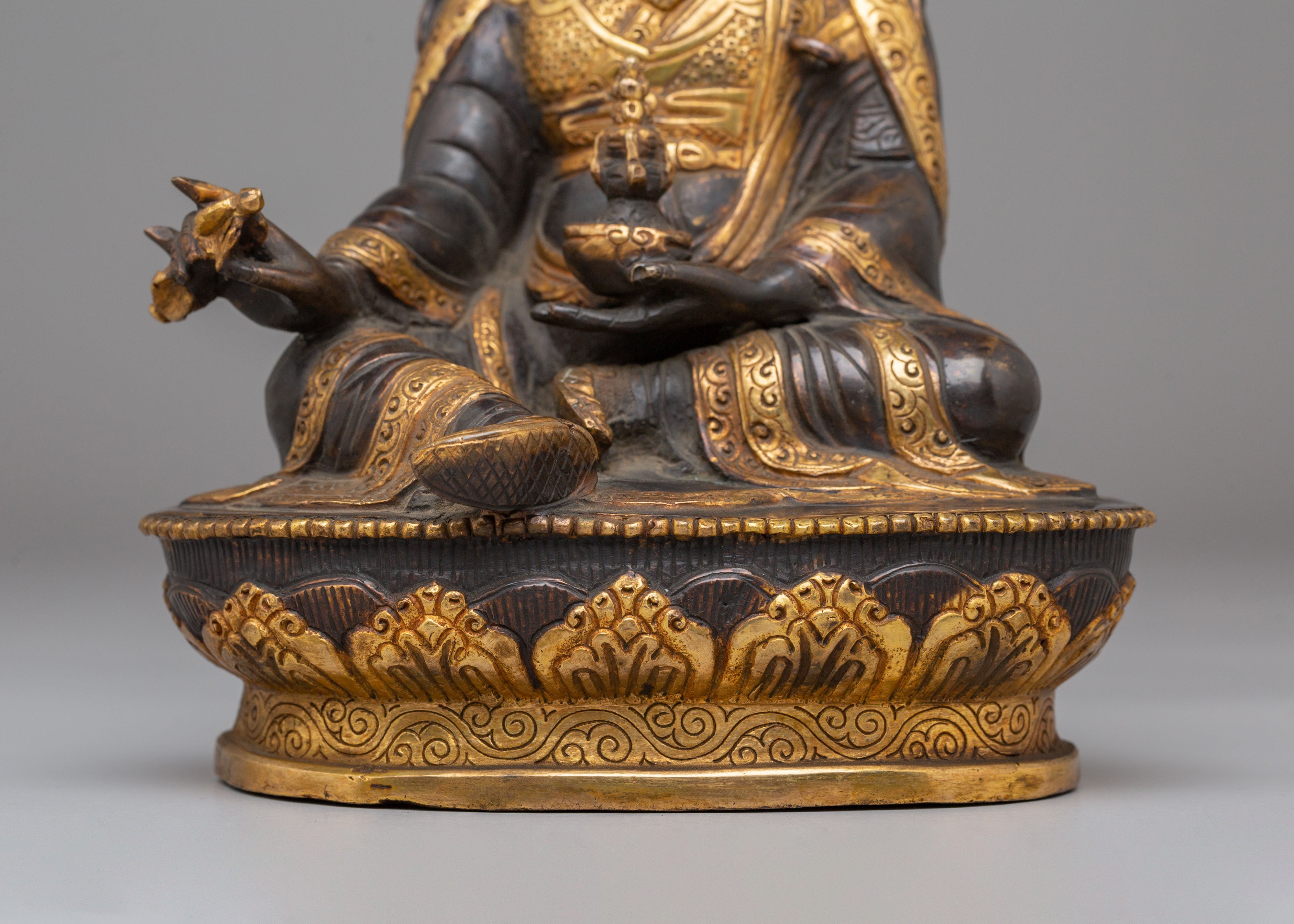 Padmasambhava Sacred Statue | Handcrafted Tibetan Buddhist Art