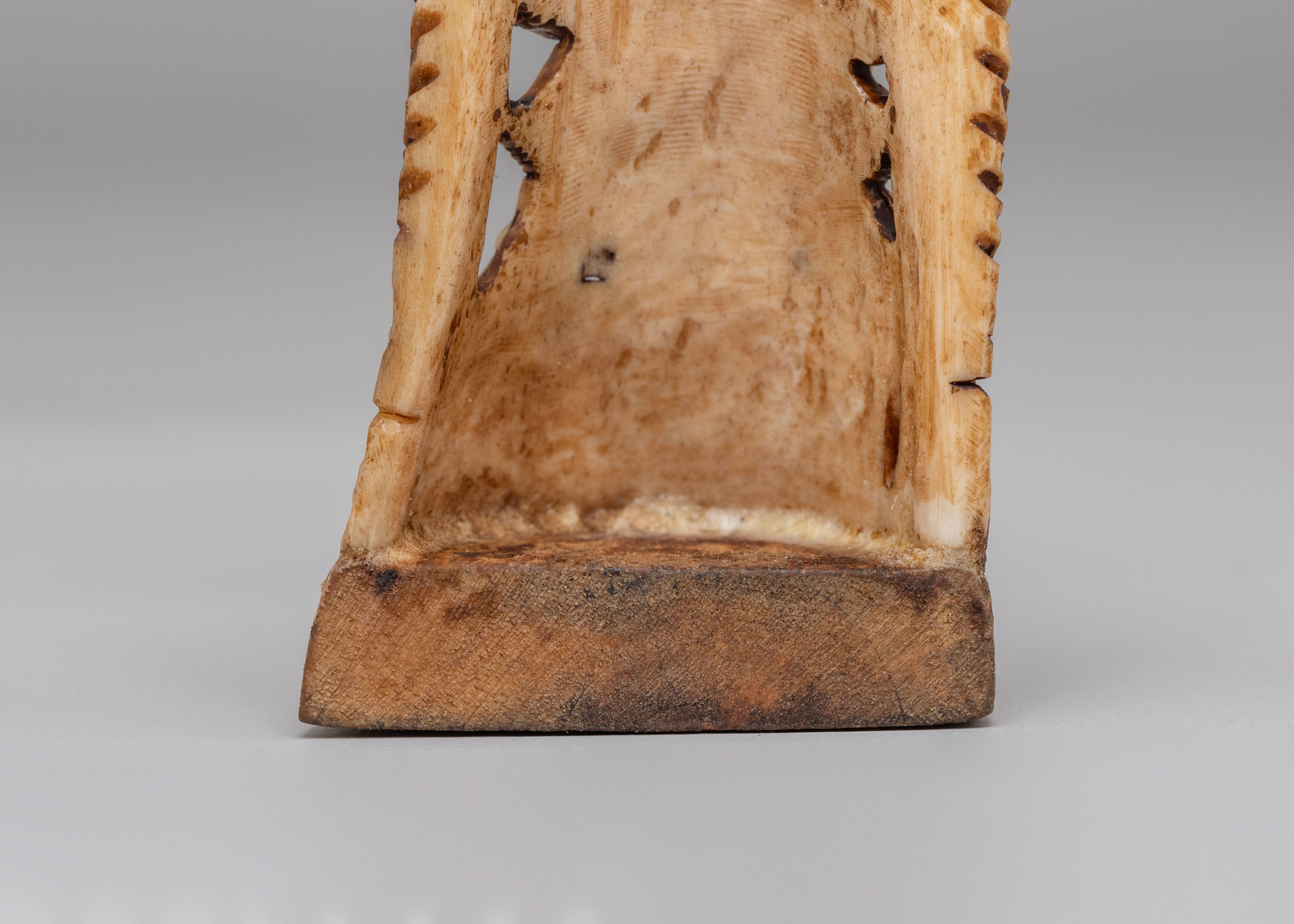 Traditional Shakya Mahakala Bone Figurine | Buddhist Altar Decor