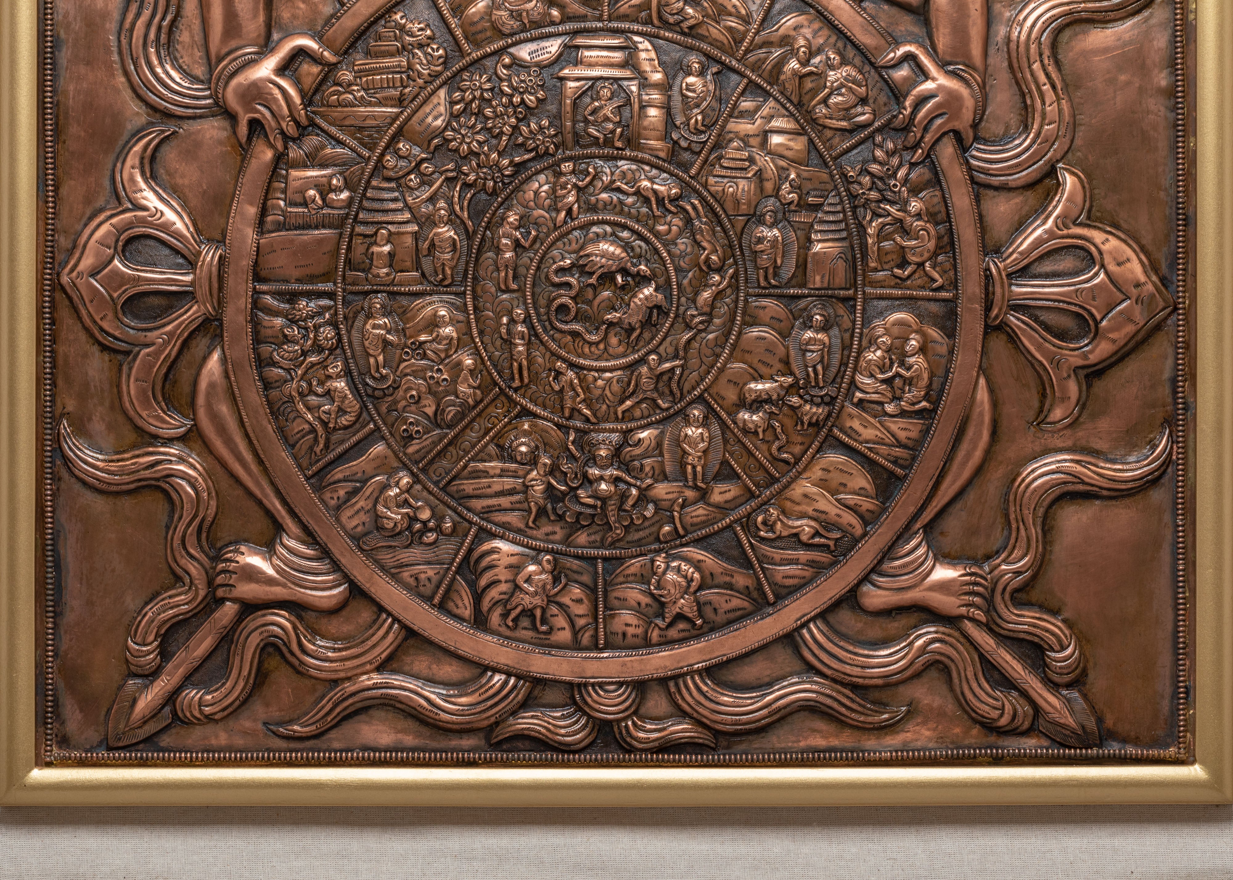 Handcrafted Wheel Of Life Wall Hanging | Symbol Of Impermanence